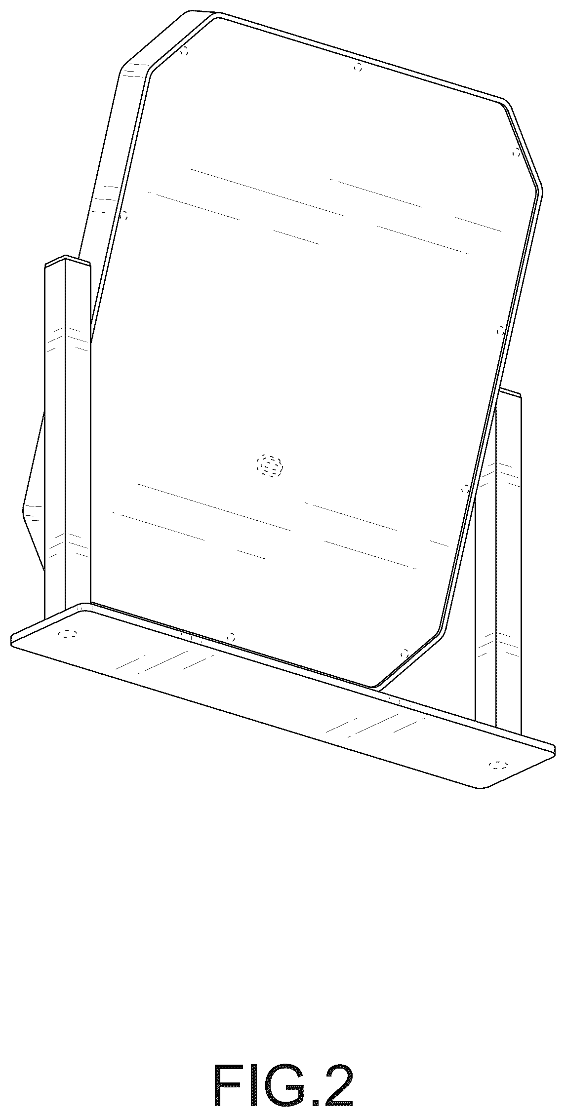 Patent USD1123414 Figure 2 – Makeup mirror