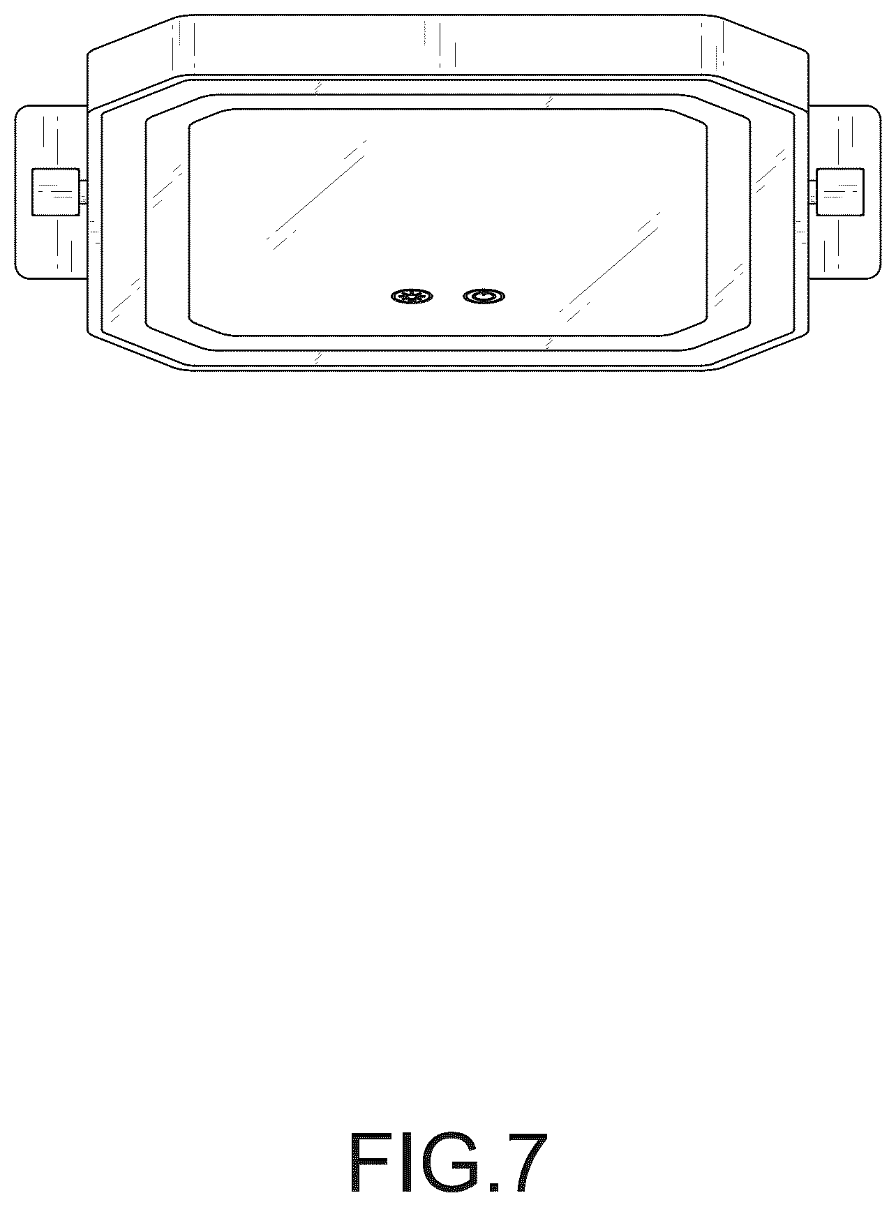 Patent USD1123414 Figure 7 – Makeup mirror