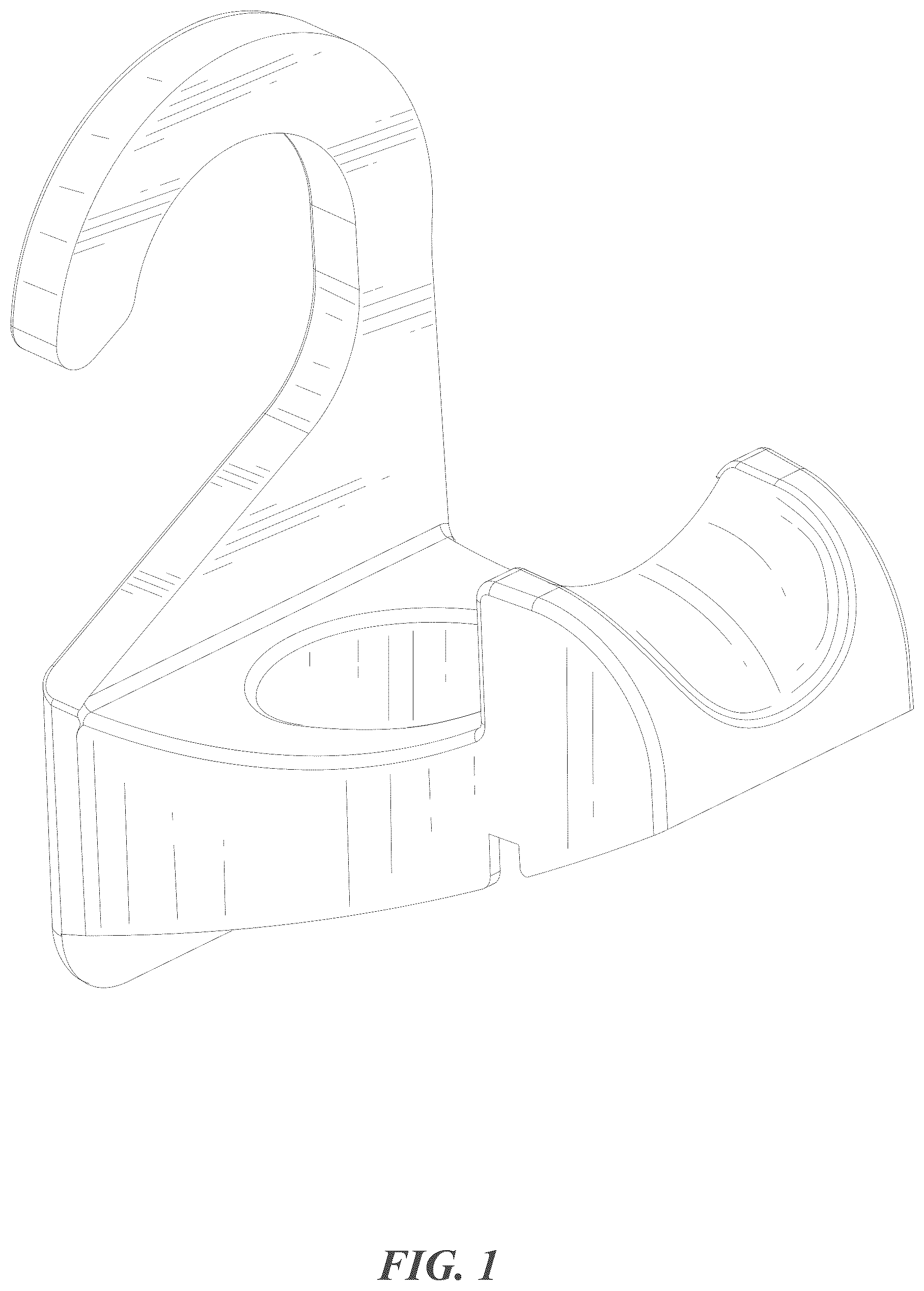 Patent USD1123415 Figure 1 – Hook