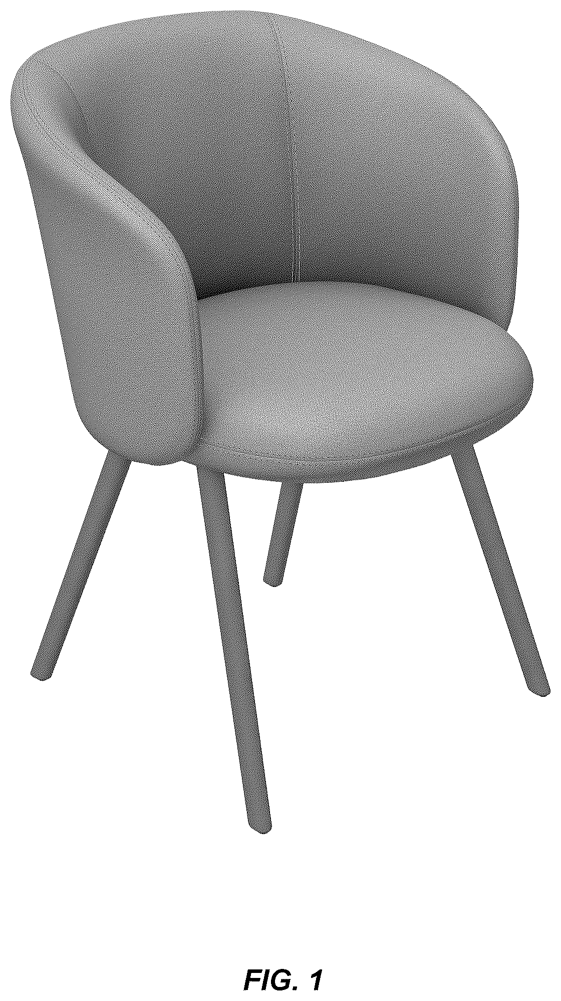 Patent USD1123416 — Chair — Figure 1