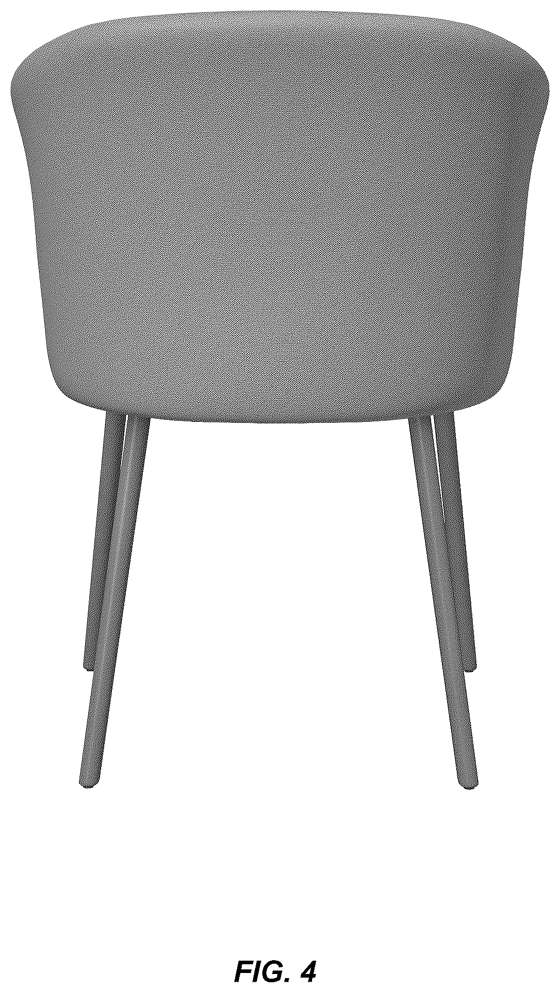 Patent USD1123416 Figure 4 – Chair