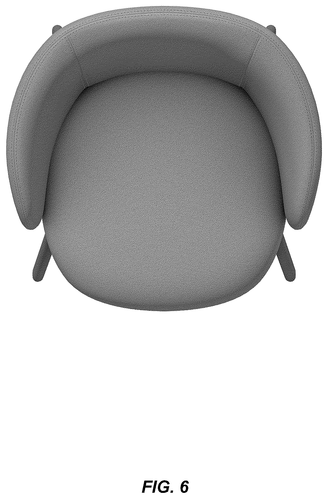 Patent USD1123416 Figure 6 – Chair