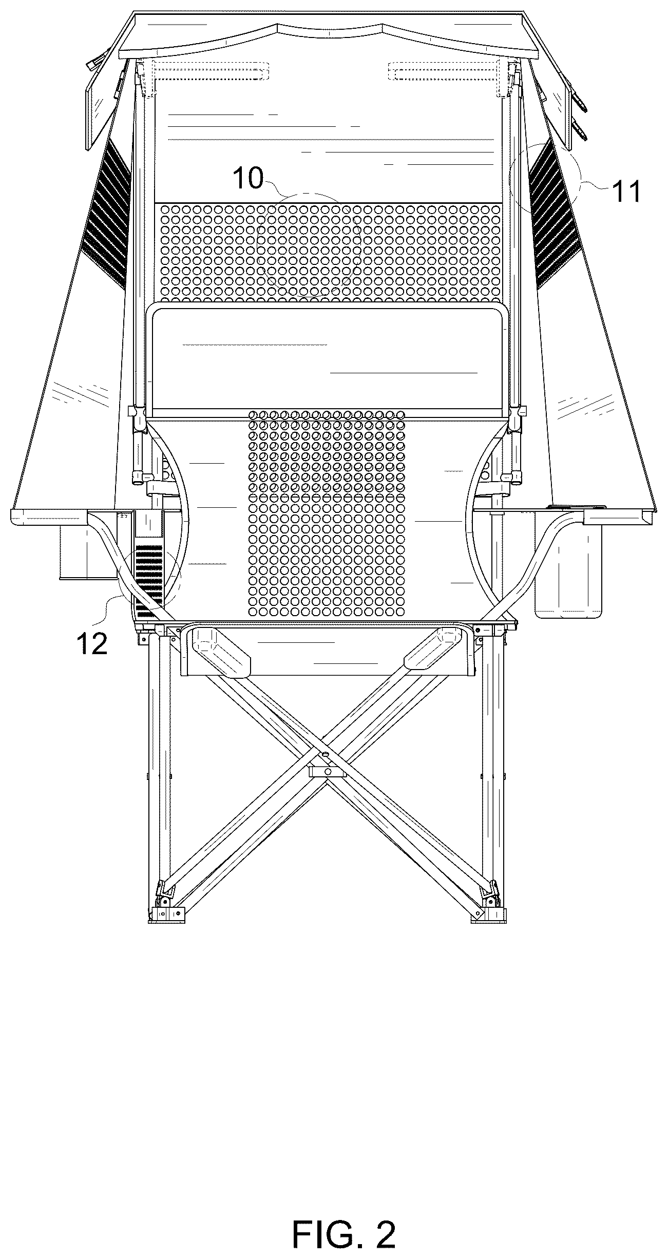Patent USD1123418 Figure 2 – Camping chair