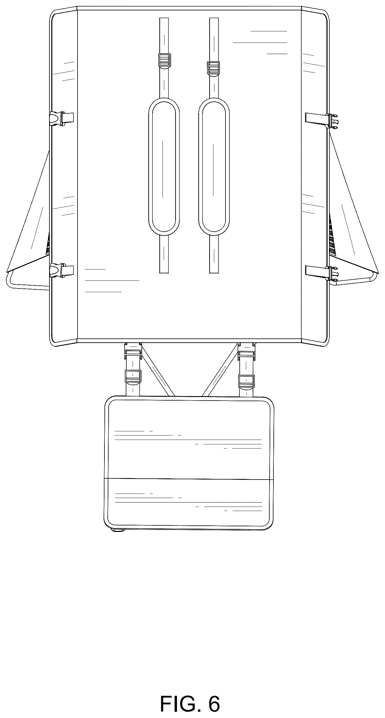 Patent USD1123418 Figure 6 – Camping chair
