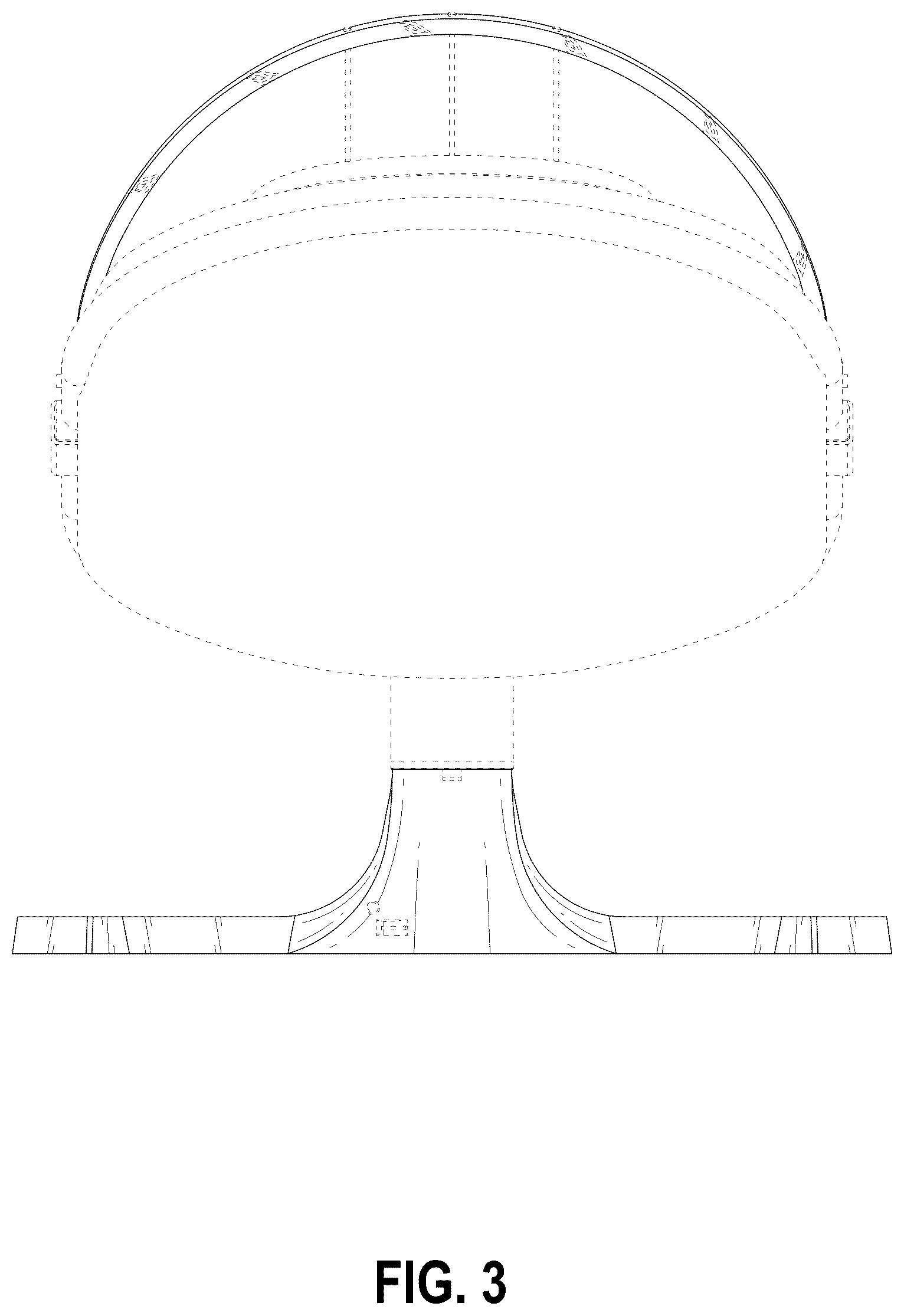 Patent USD1123420 Figure 3 – Baby swing with toy bar