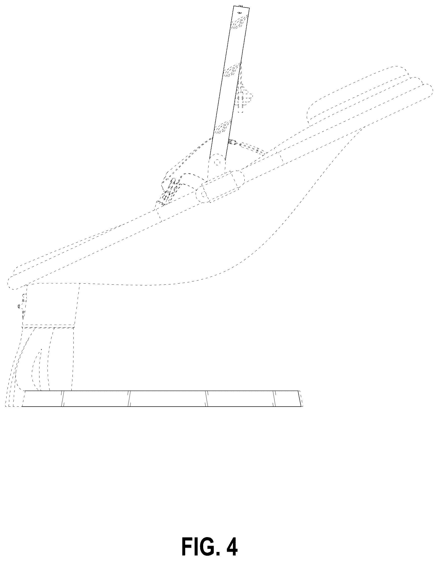 Patent USD1123421 Figure 4 – Baby swing with toy bar