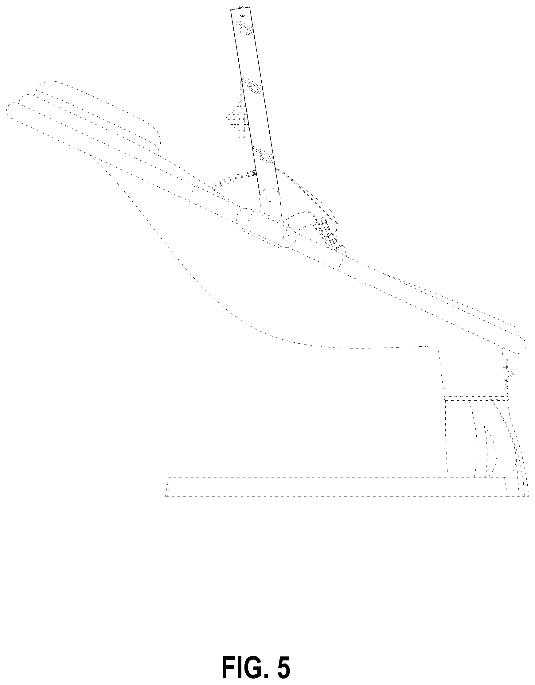 Patent USD1123421 Figure 5 – Baby swing with toy bar