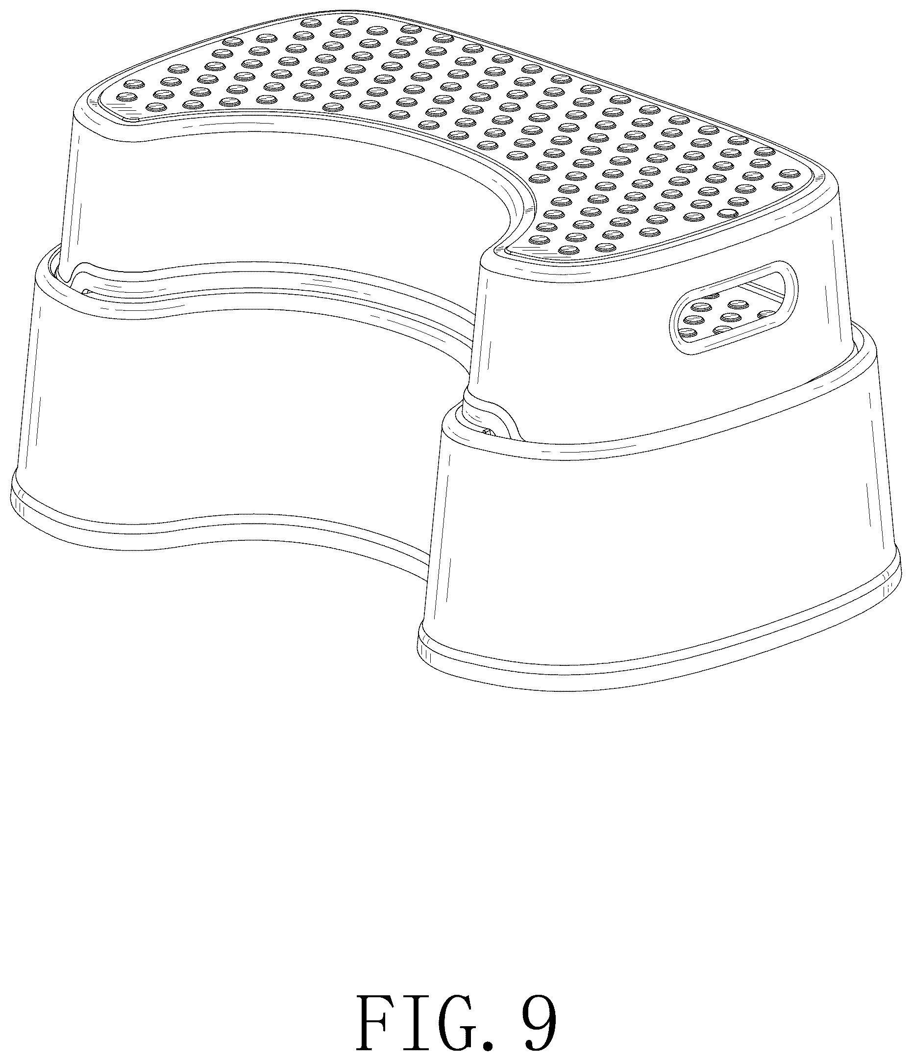 Patent USD1123422 Figure 9 – Multi-purpose toilet stool