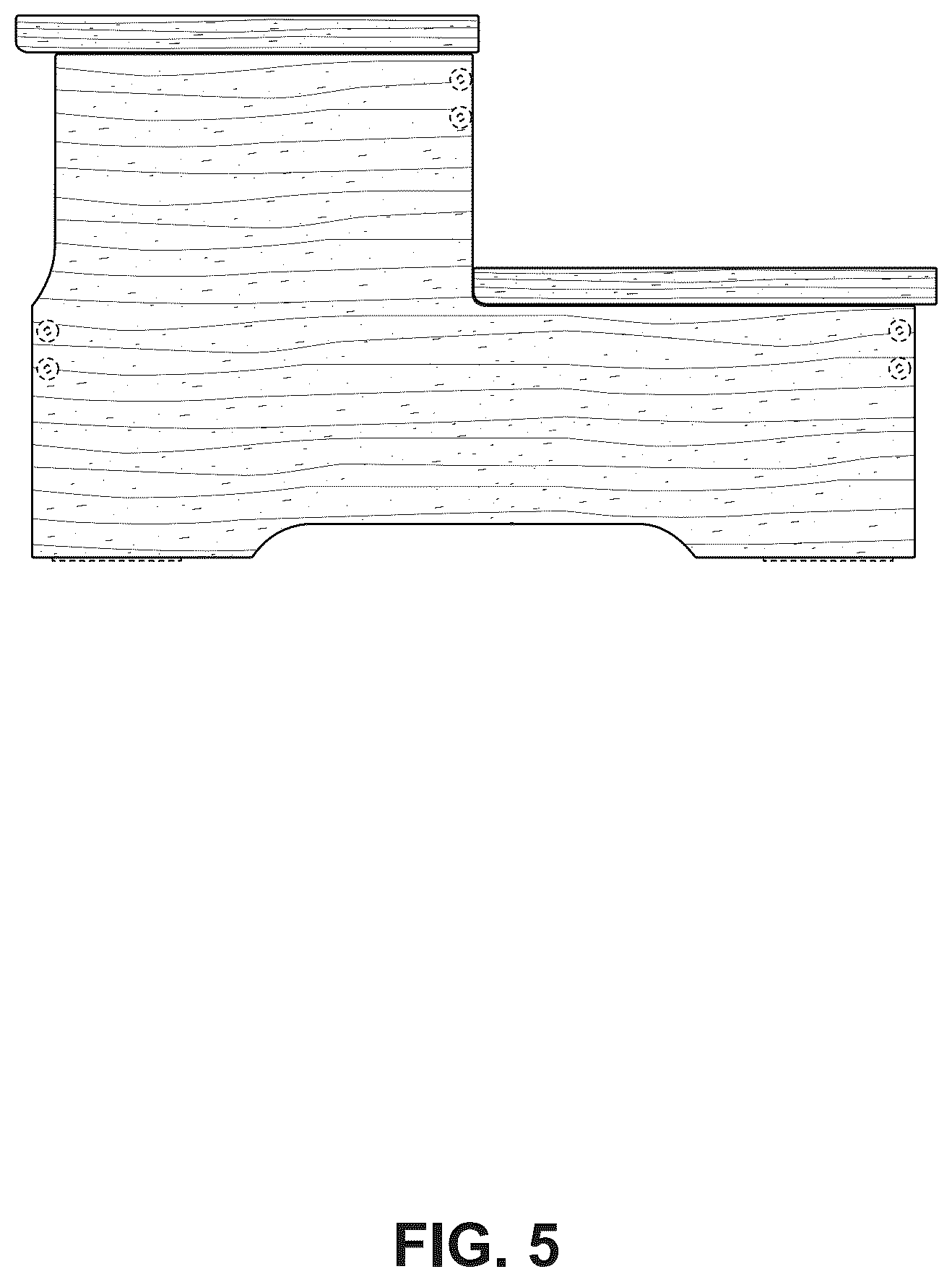 Patent USD1123423 Figure 5 – Step stool