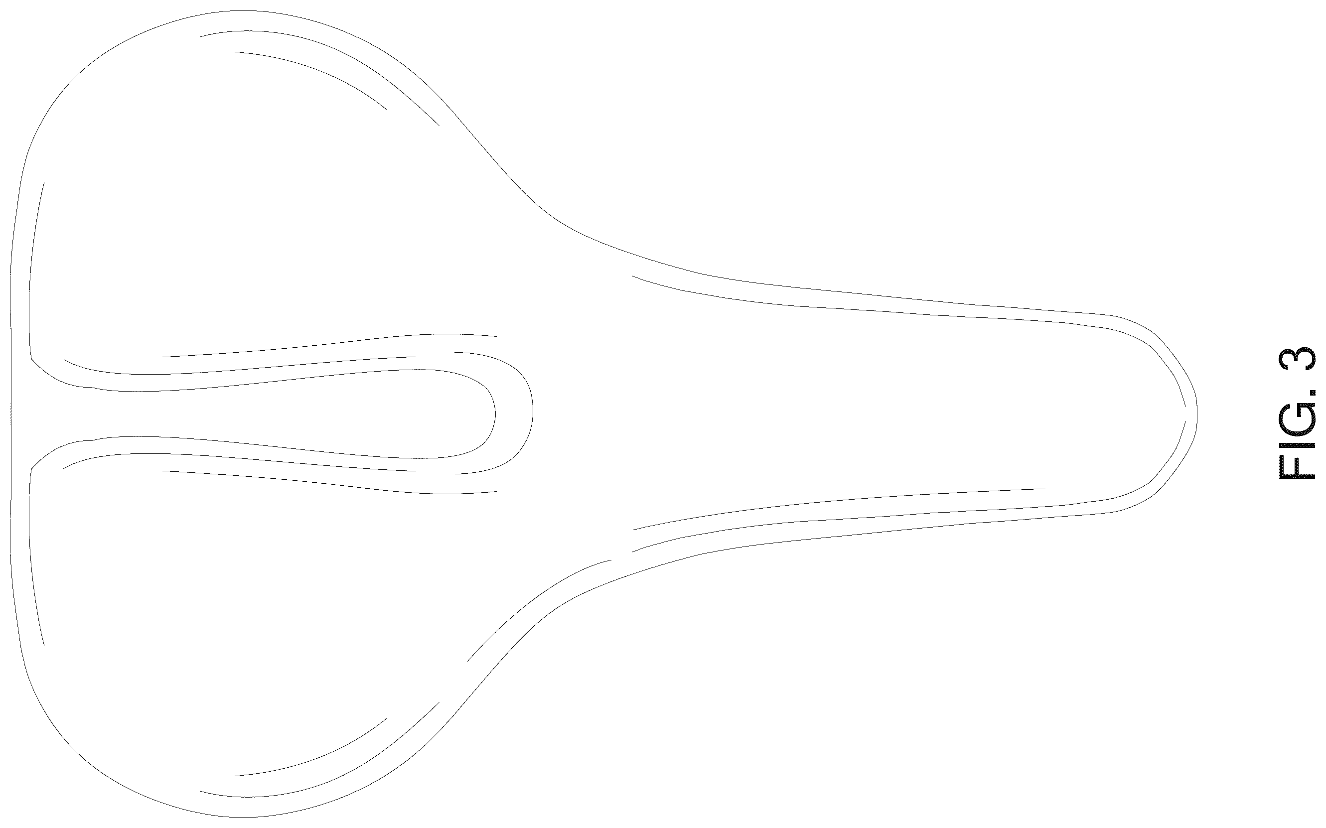 Patent USD1123424 Figure 3 – Bike seat cushion