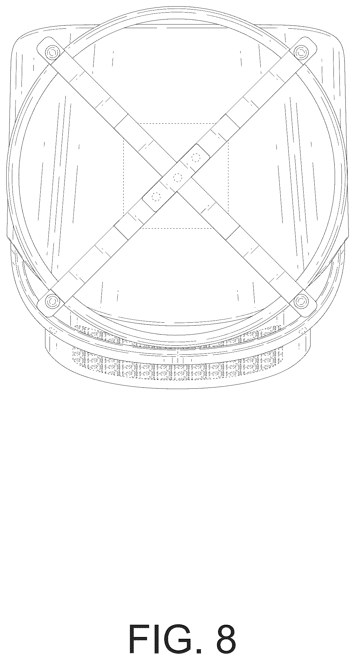 Patent USD1123426 Figure 8 – Swivel bar stool