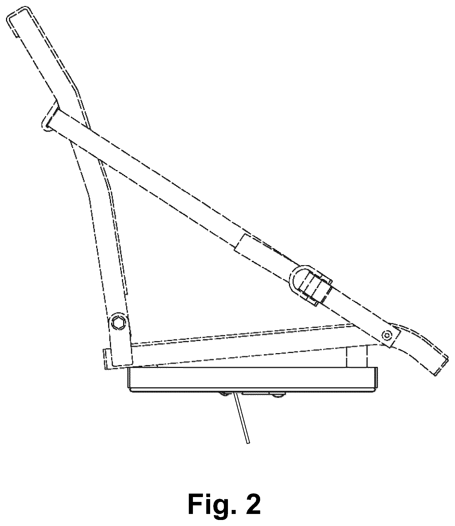 Patent USD1123427 Figure 2 – Bleacher seat