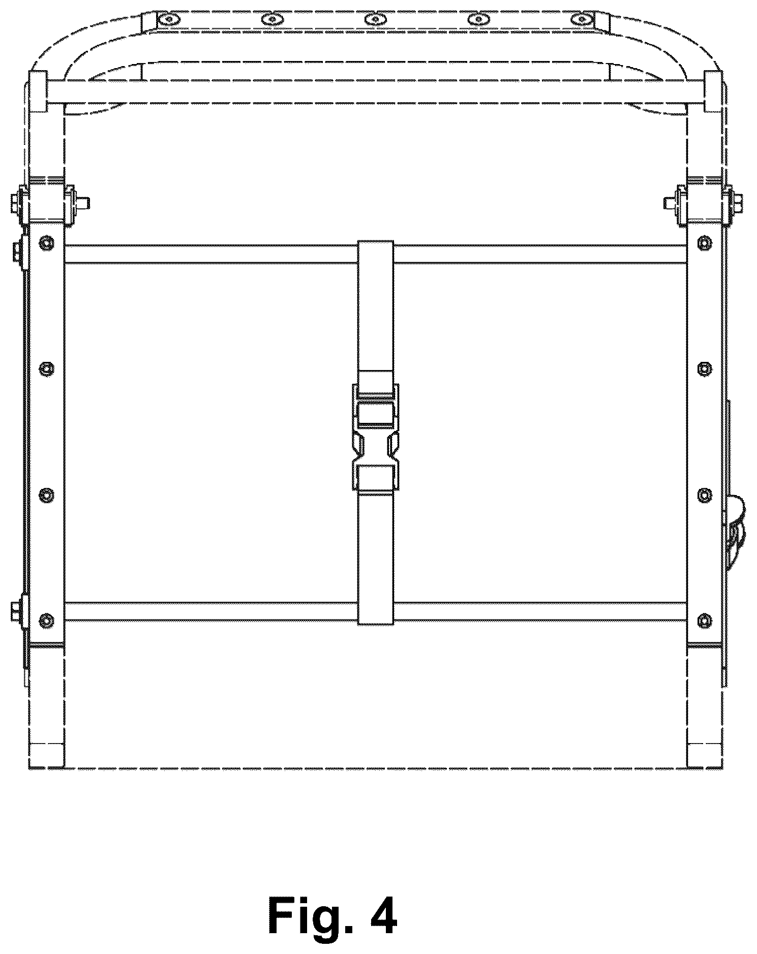 Patent USD1123427 Figure 4 – Bleacher seat