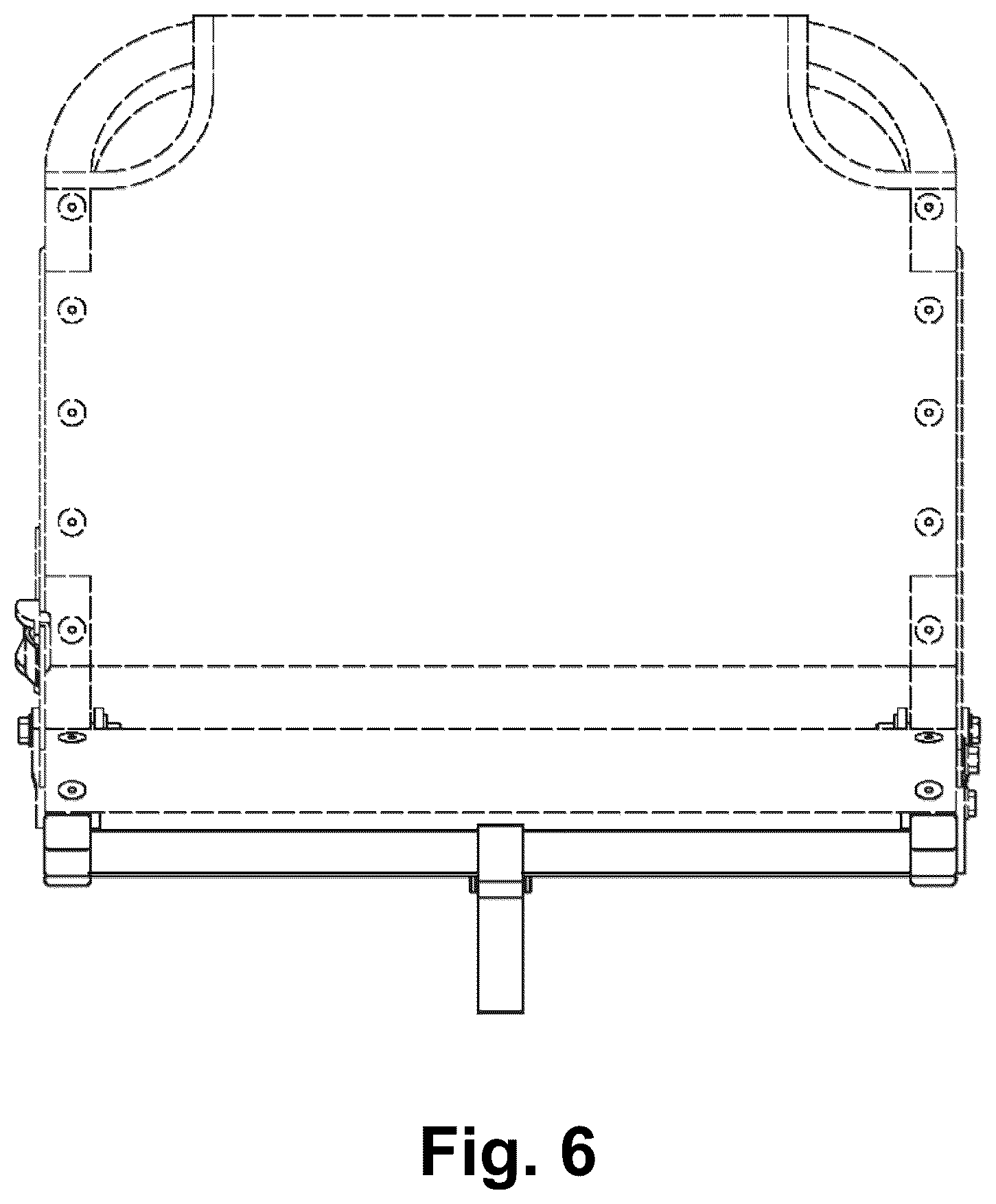 Patent USD1123427 Figure 6 – Bleacher seat