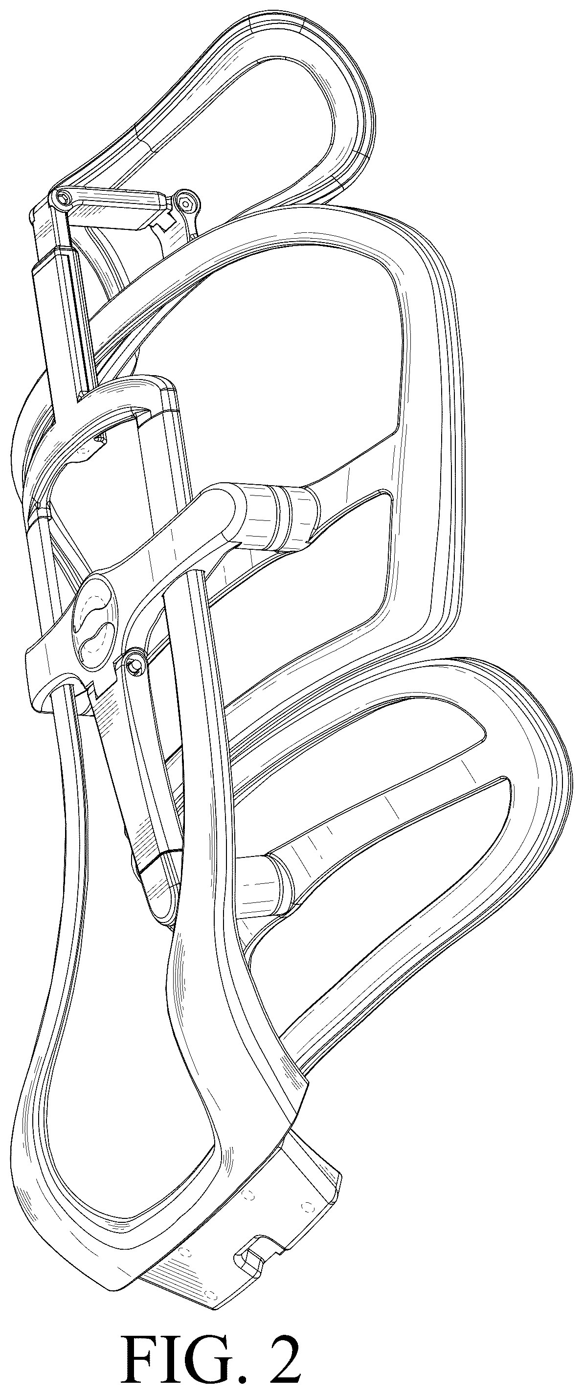 Patent USD1123428 Figure 2 – Chair back