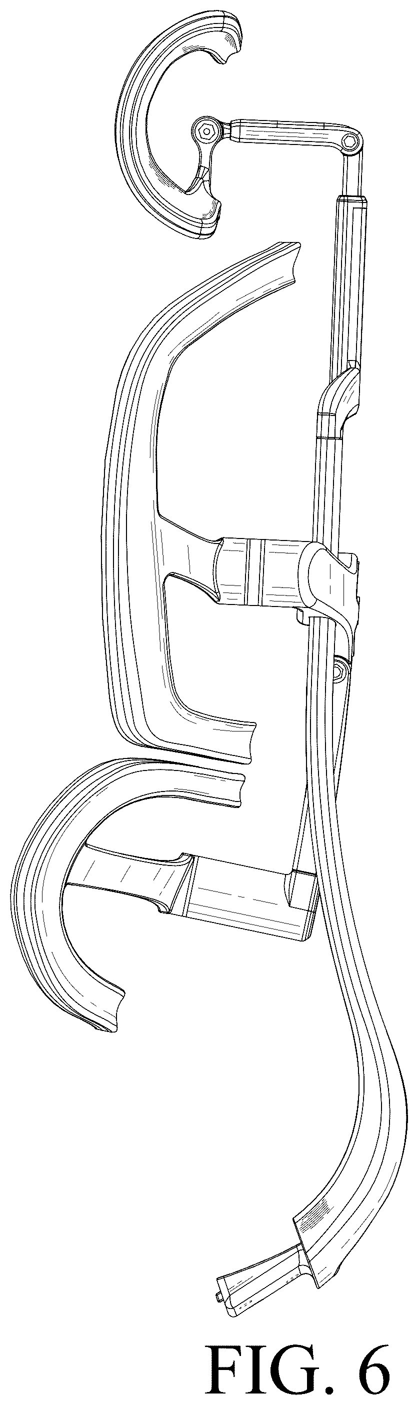 Patent USD1123428 Figure 6 – Chair back
