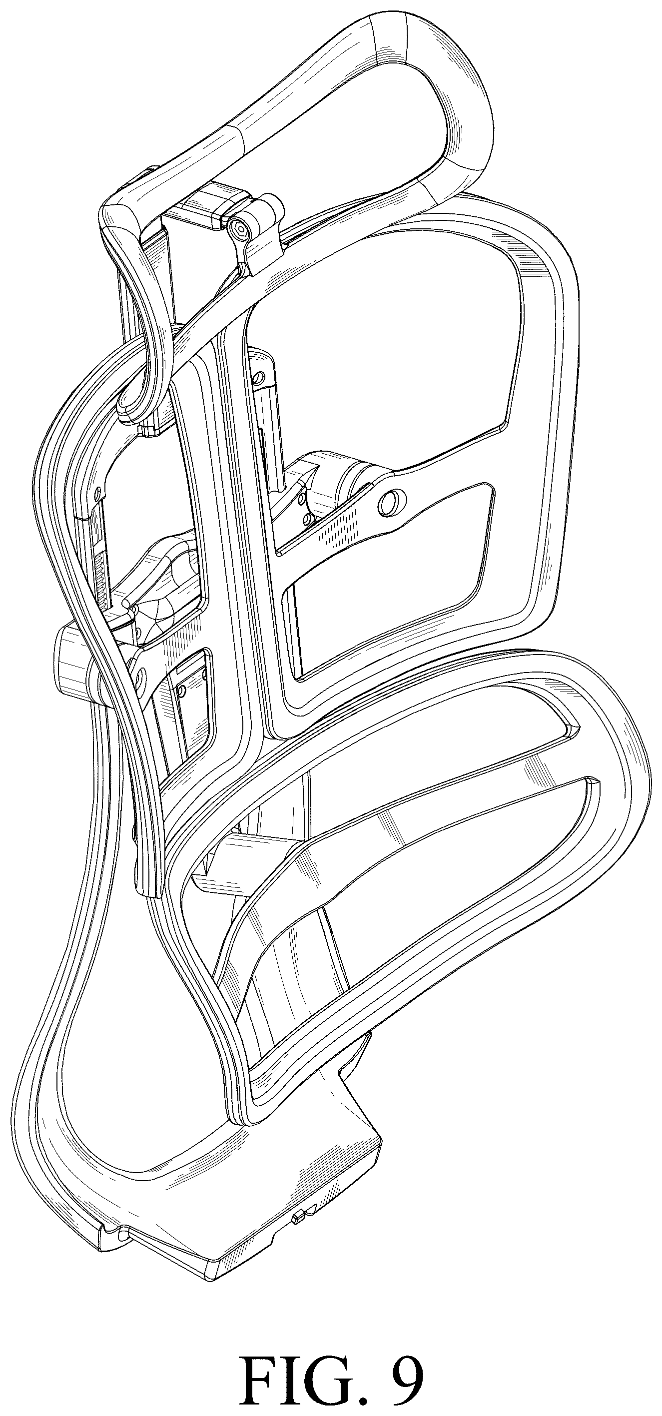 Patent USD1123428 Figure 9 – Chair back