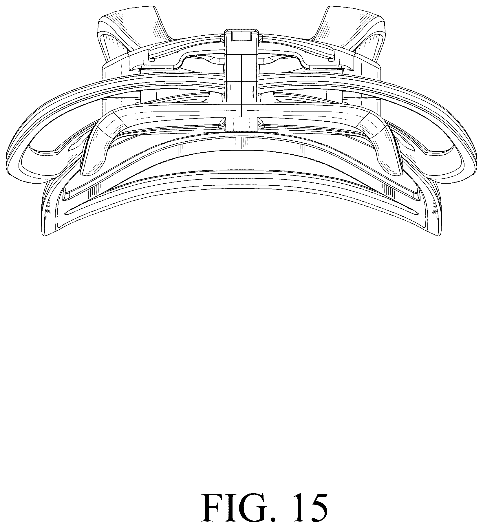 Patent USD1123428 Figure 15 – Chair back