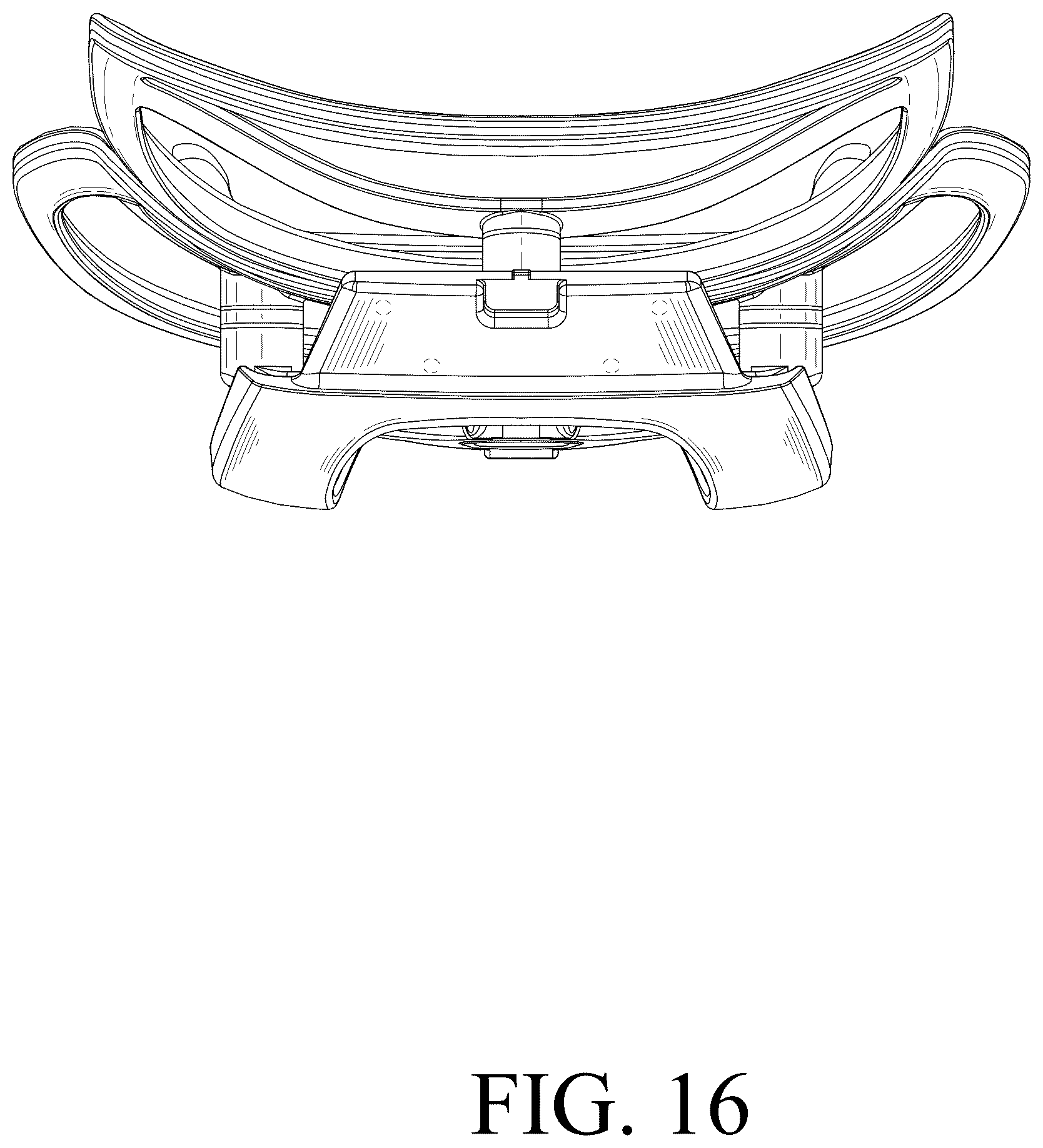 Patent USD1123428 Figure 16 – Chair back