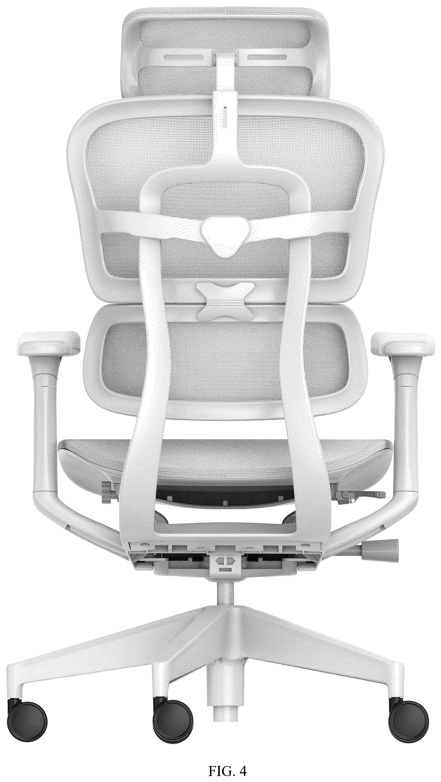 Patent USD1123429 Figure 4 – Chair