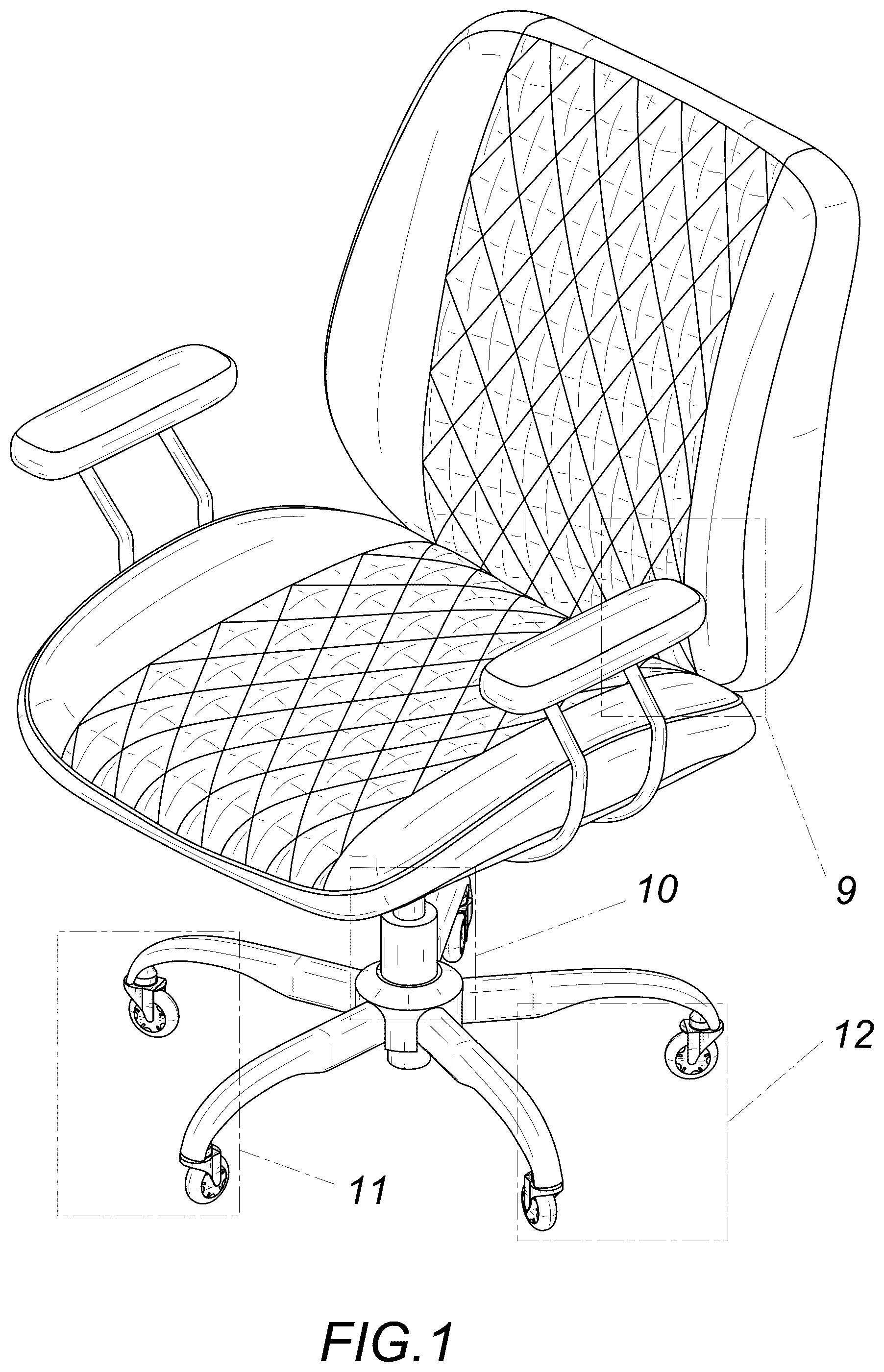 Patent USD1123430 — Chair — Figure 1