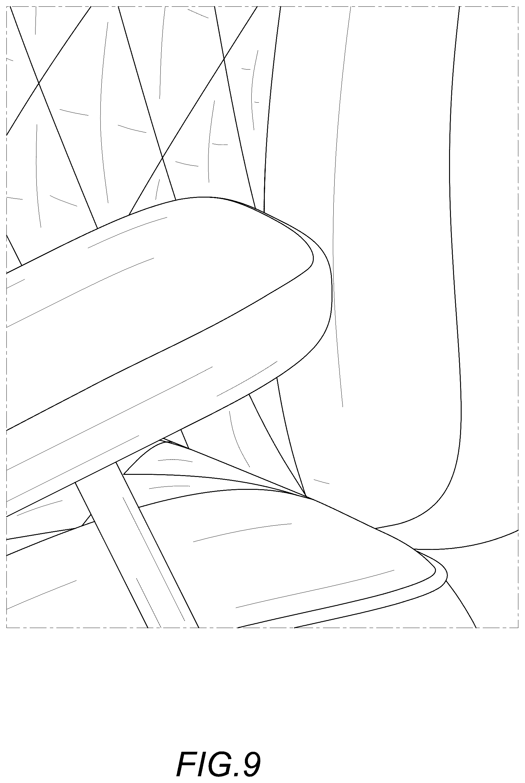 Patent USD1123430 Figure 9 – Chair