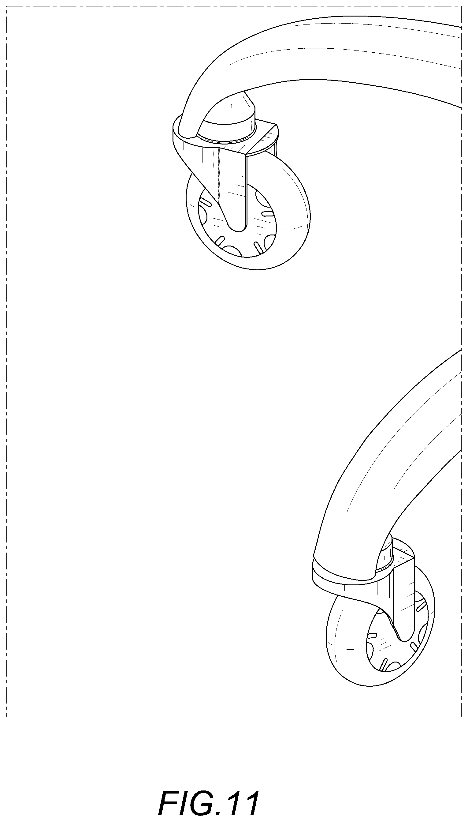 Patent USD1123430 Figure 11 – Chair