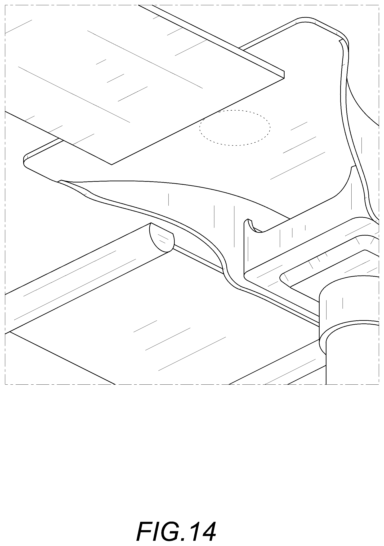 Patent USD1123430 Figure 14 – Chair