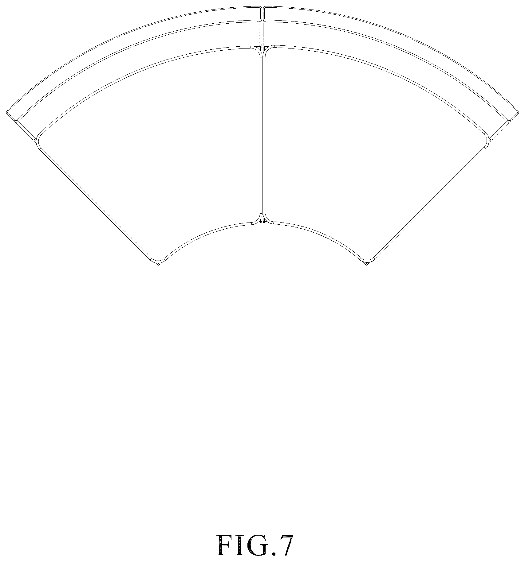 Patent USD1123431 Figure 7 – Sofa