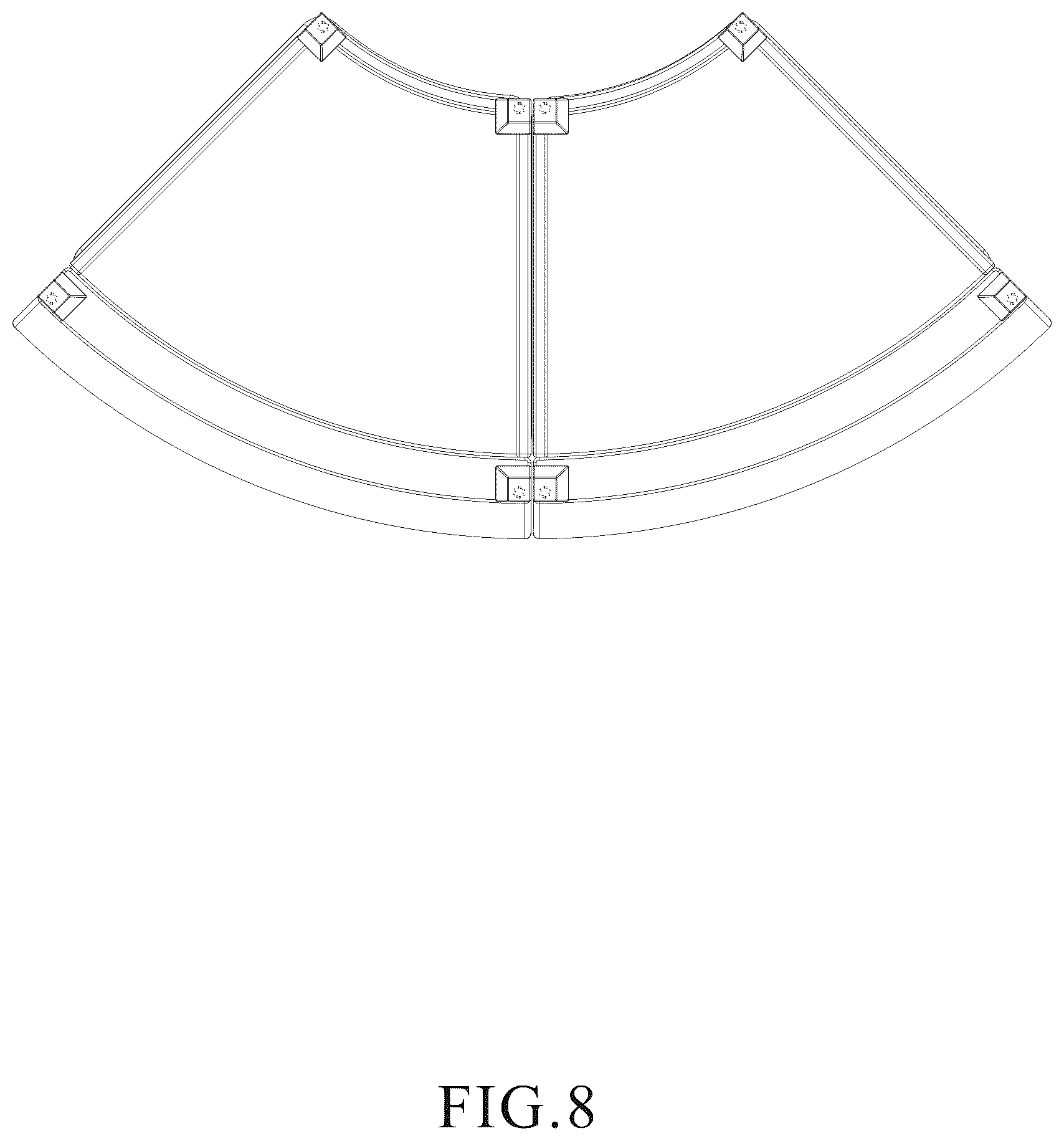 Patent USD1123431 Figure 8 – Sofa