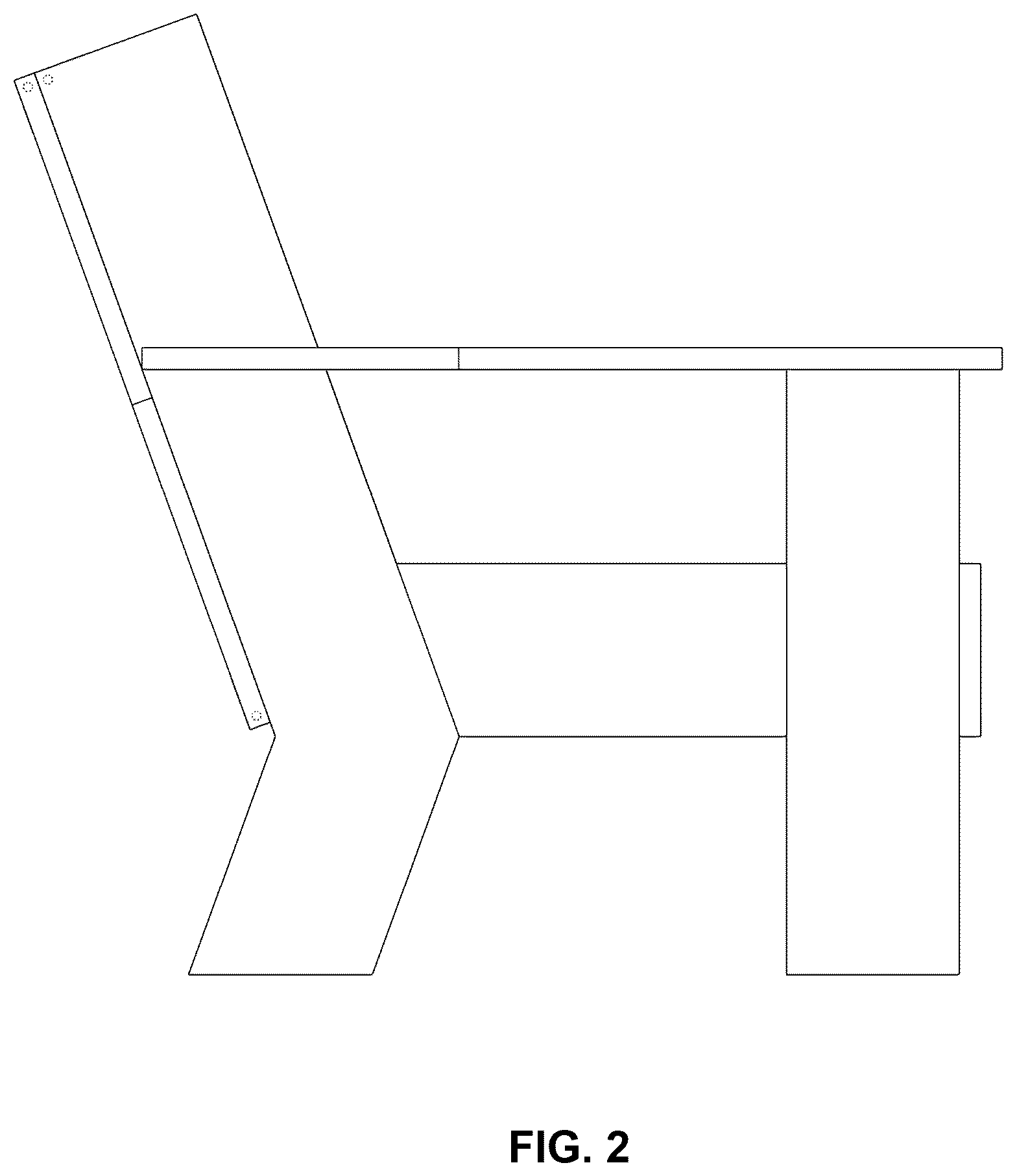 Patent USD1123432 Figure 2 – Outdoor seat