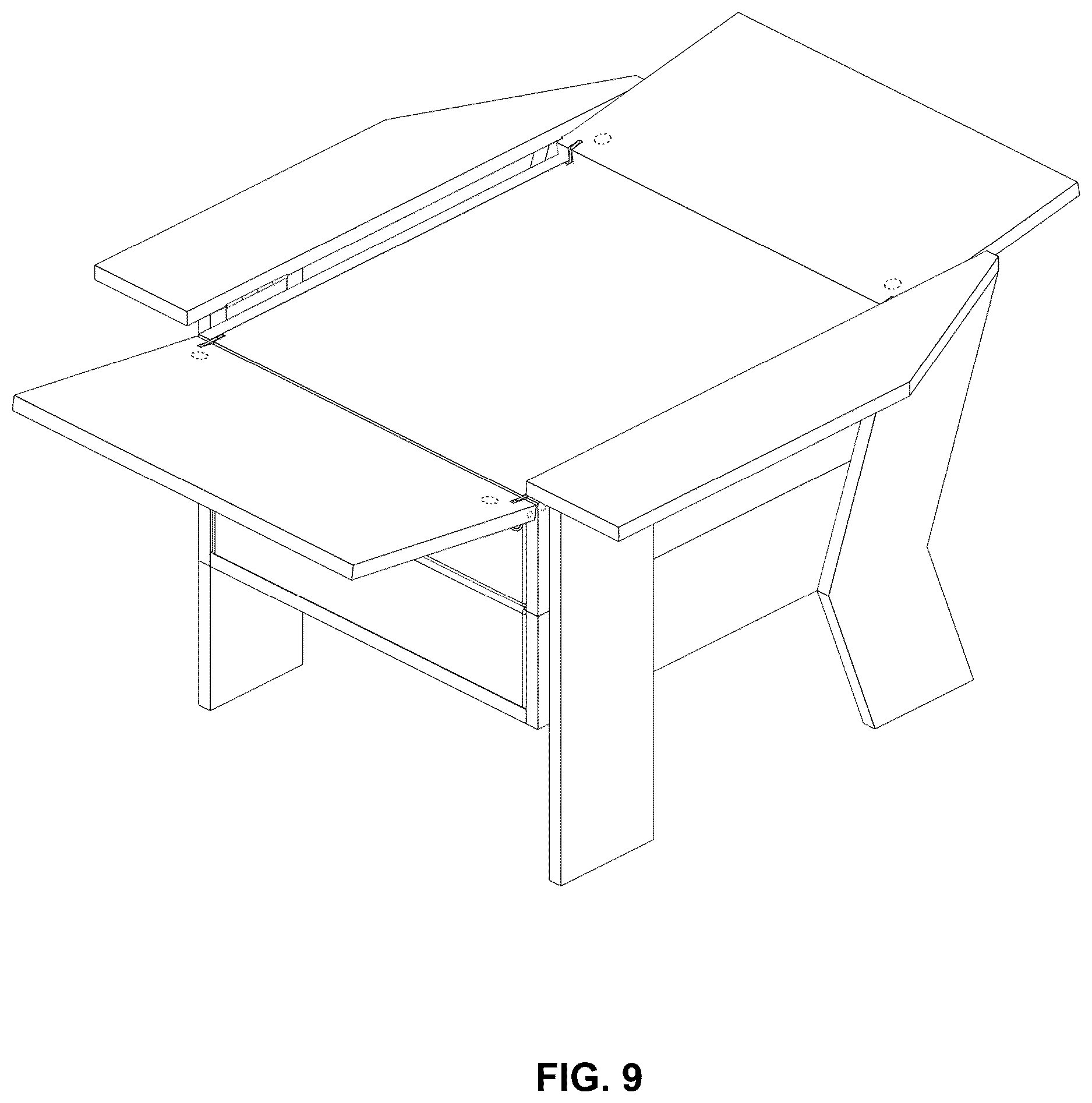 Patent USD1123432 Figure 9 – Outdoor seat
