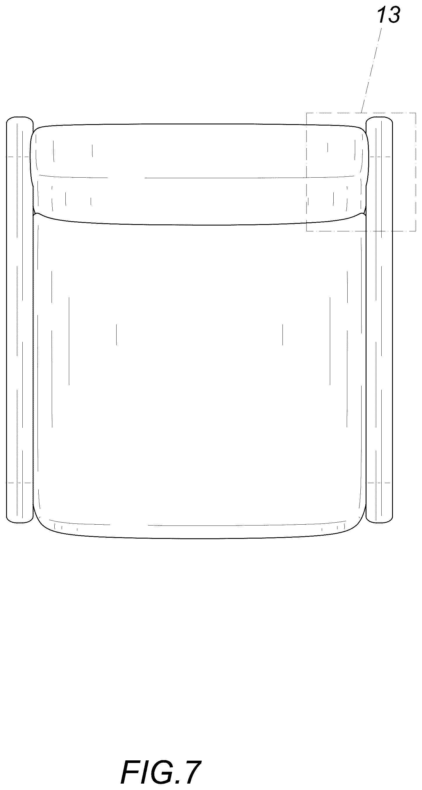 Patent USD1123433 Figure 7 – Chair