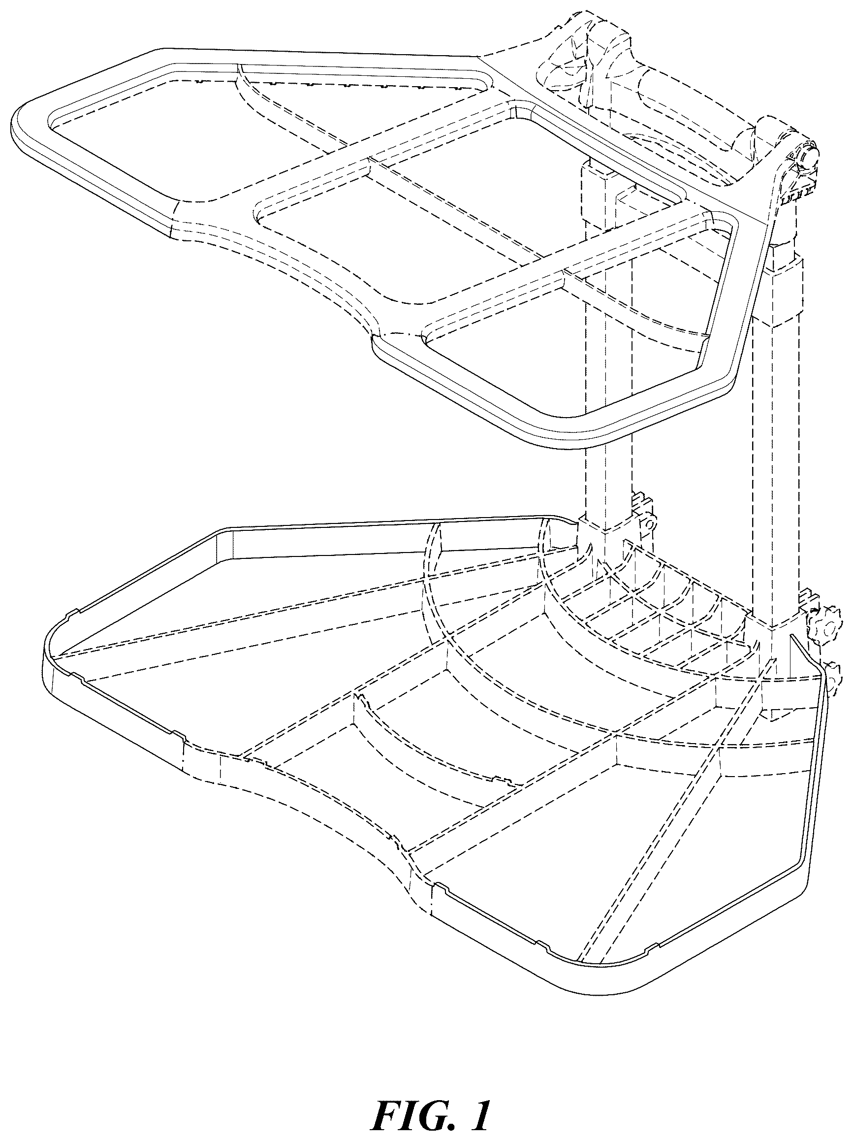 Patent USD1123434 Figure 1 – Blanket lifter