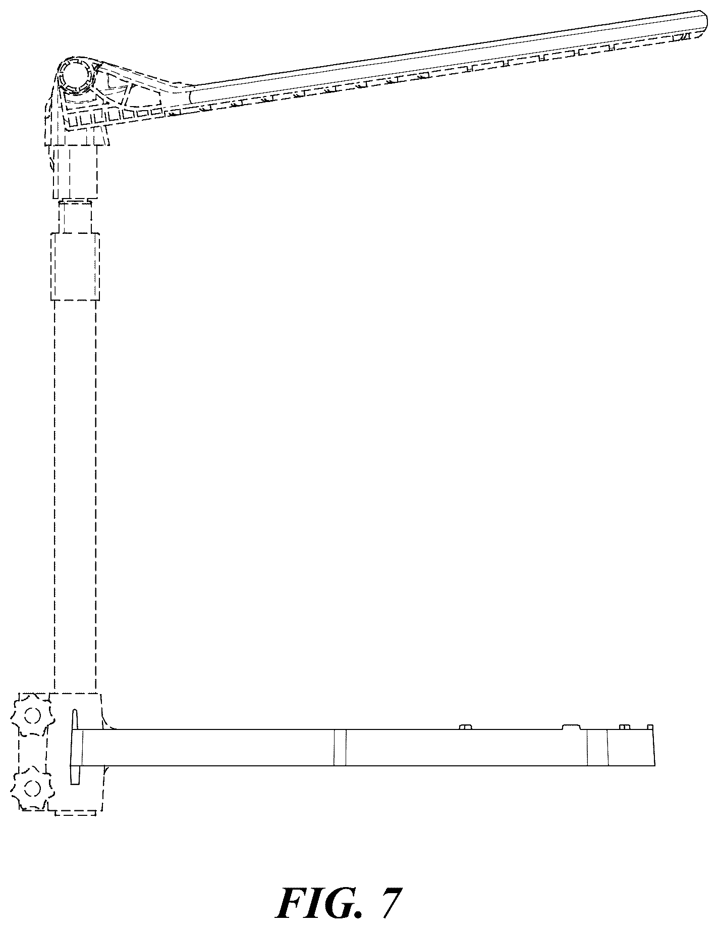 Patent USD1123434 Figure 7 – Blanket lifter