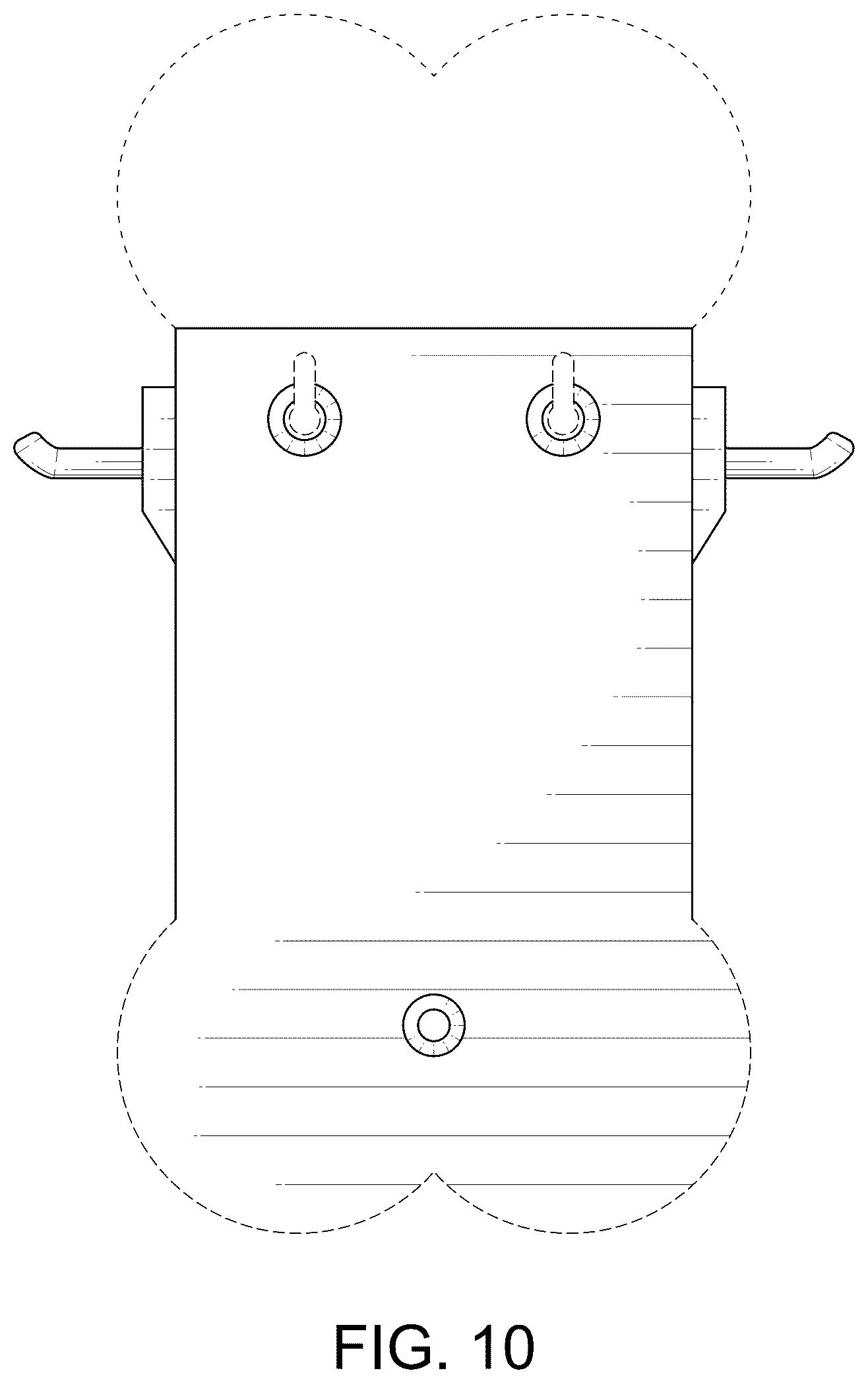 Patent USD1123435 Figure 8 – Waste bag dispenser