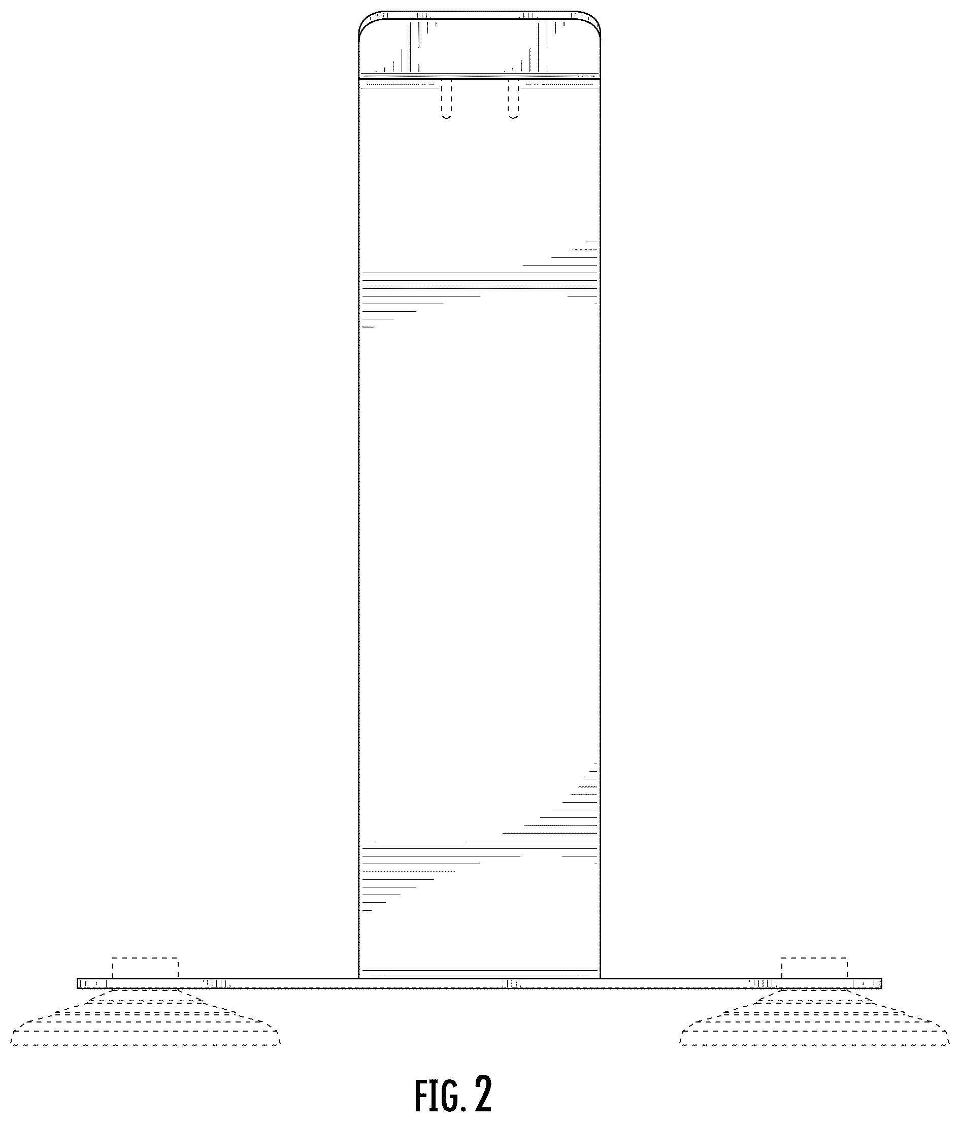 Patent USD1123436 Figure 2 – Bag rack