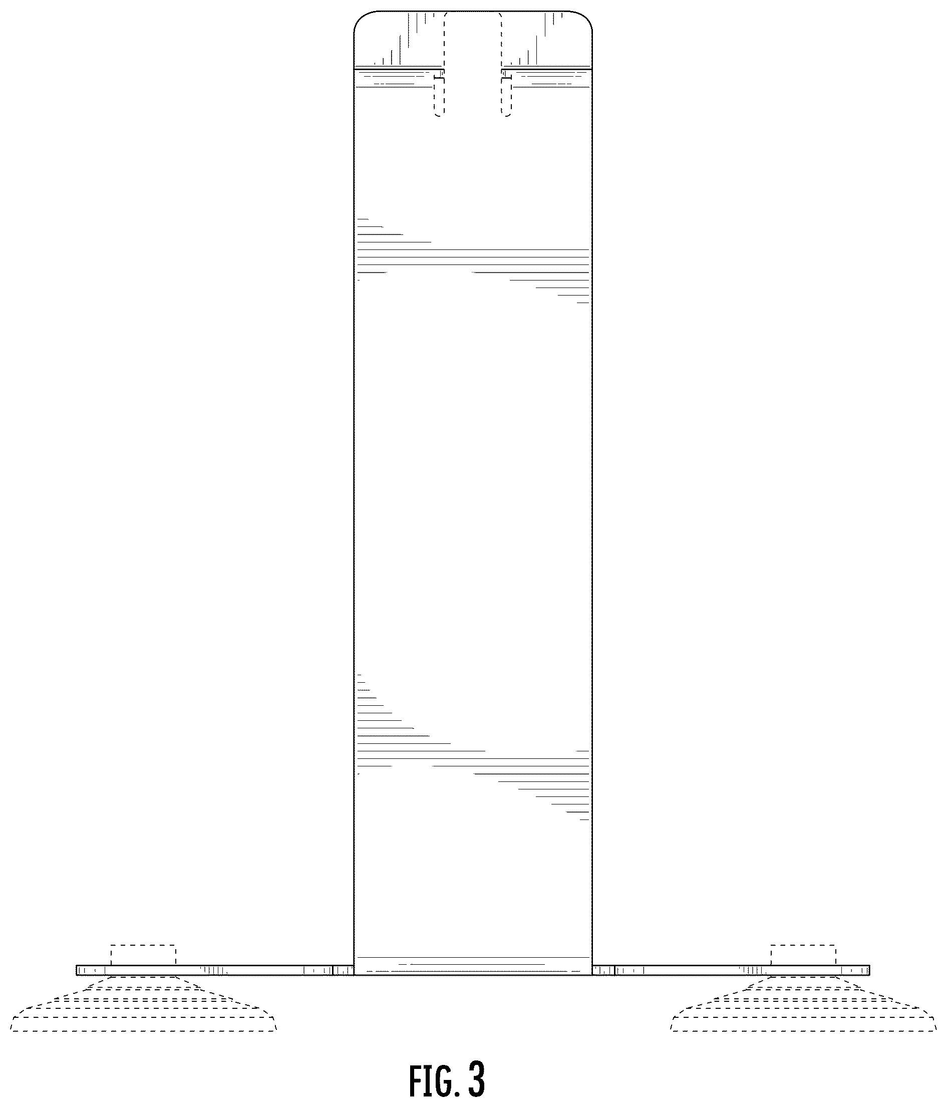 Patent USD1123436 Figure 3 – Bag rack
