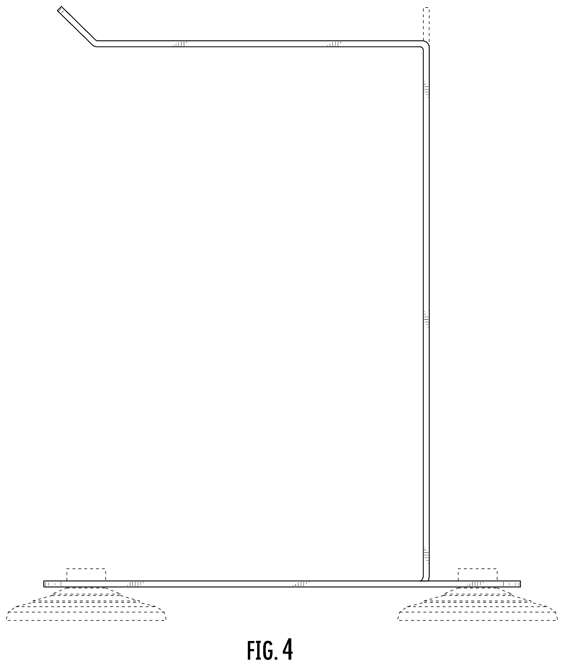 Patent USD1123436 Figure 4 – Bag rack