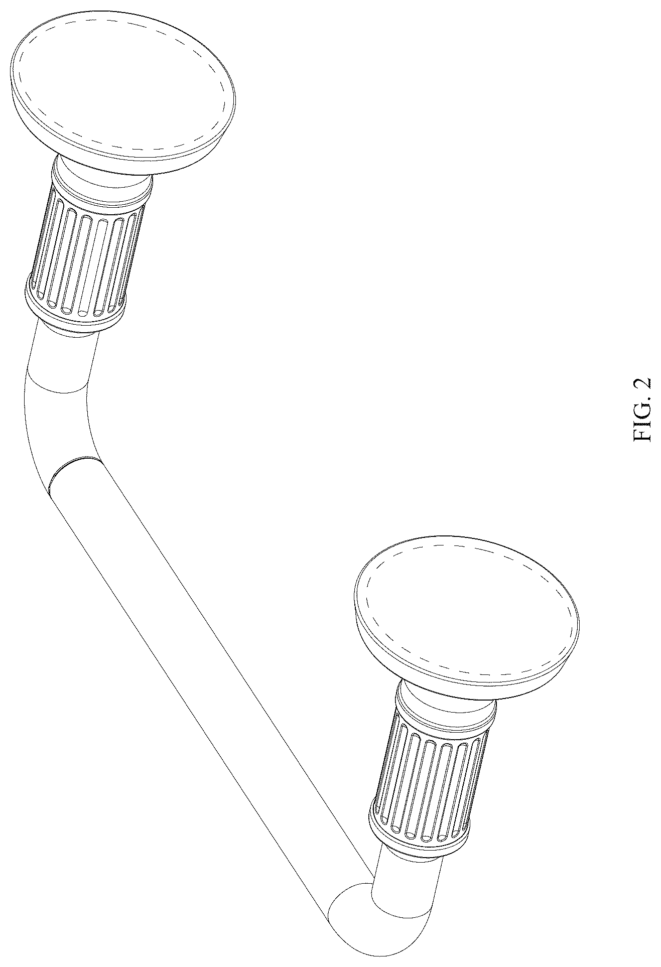 Patent USD1123437 Figure 2 – Toilet tissue holder