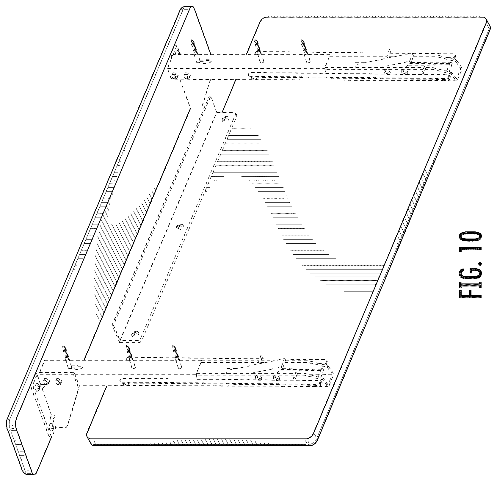 Patent USD1123439 Figure 9 – Work table