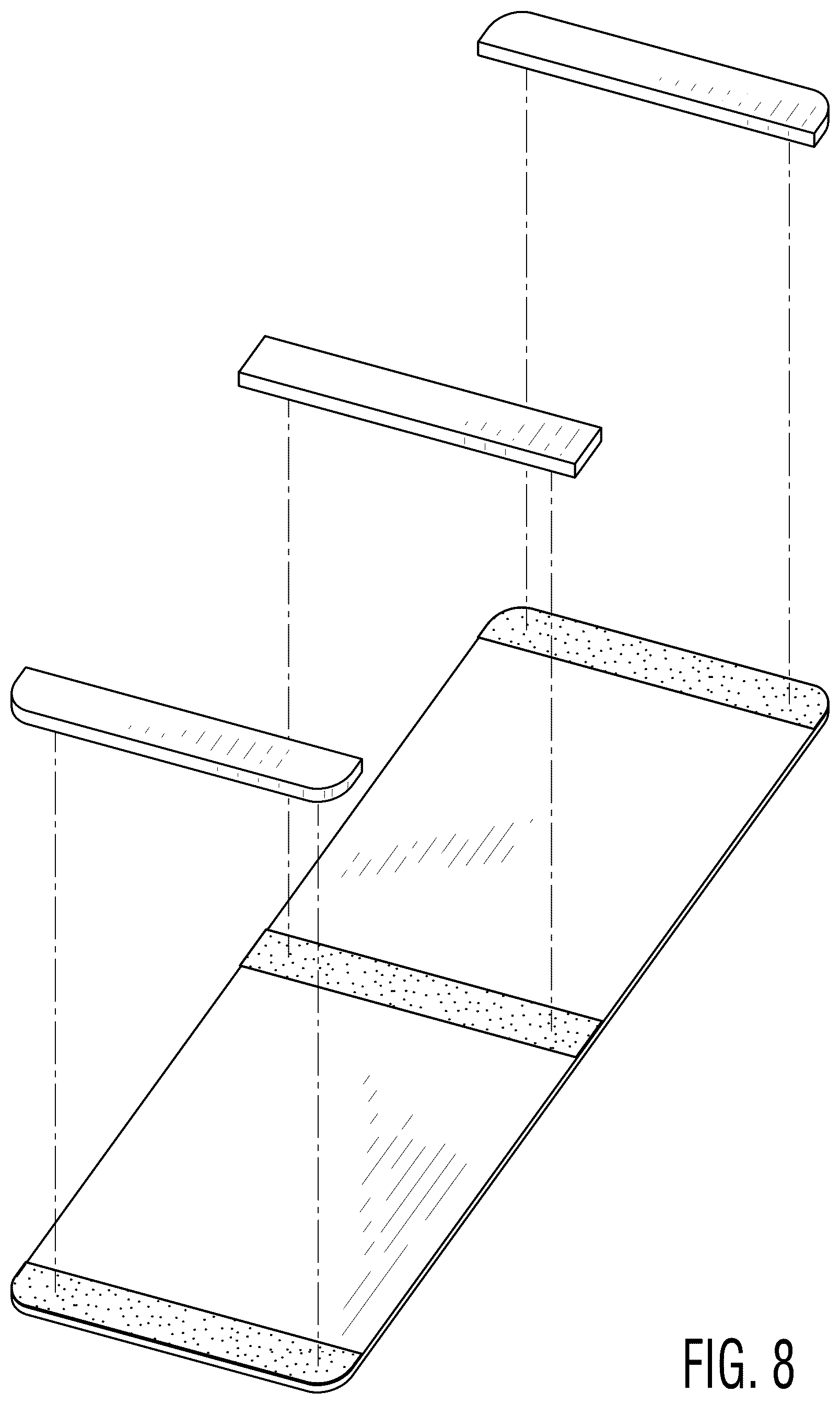 Patent USD1123440 Figure 7 – Yoga mat
