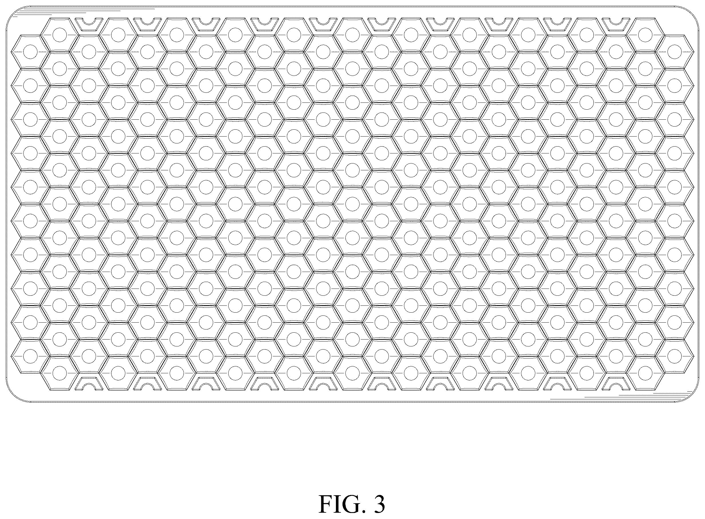 Patent USD1123441 Figure 3 – Bath mat