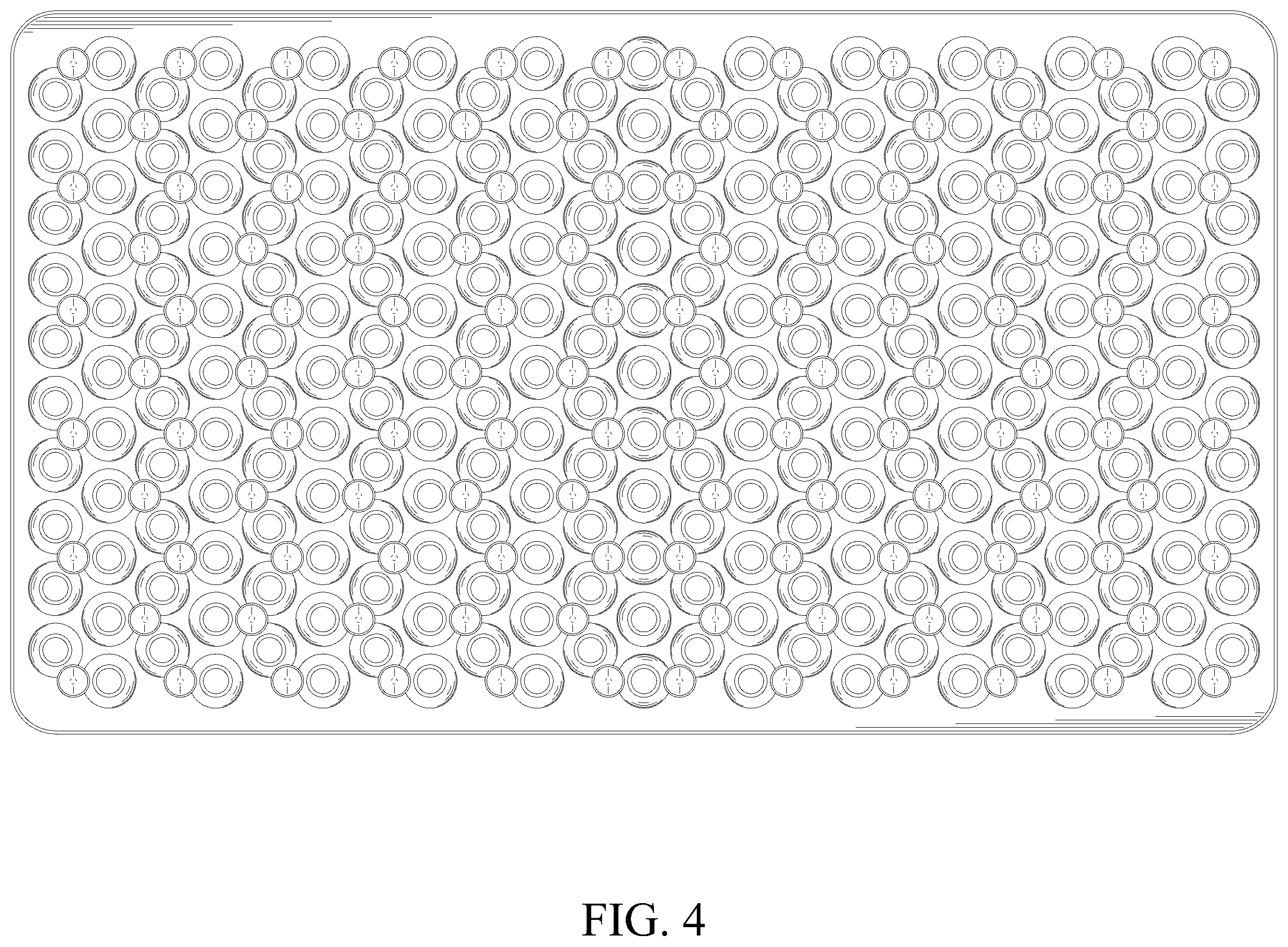 Patent USD1123441 Figure 4 – Bath mat