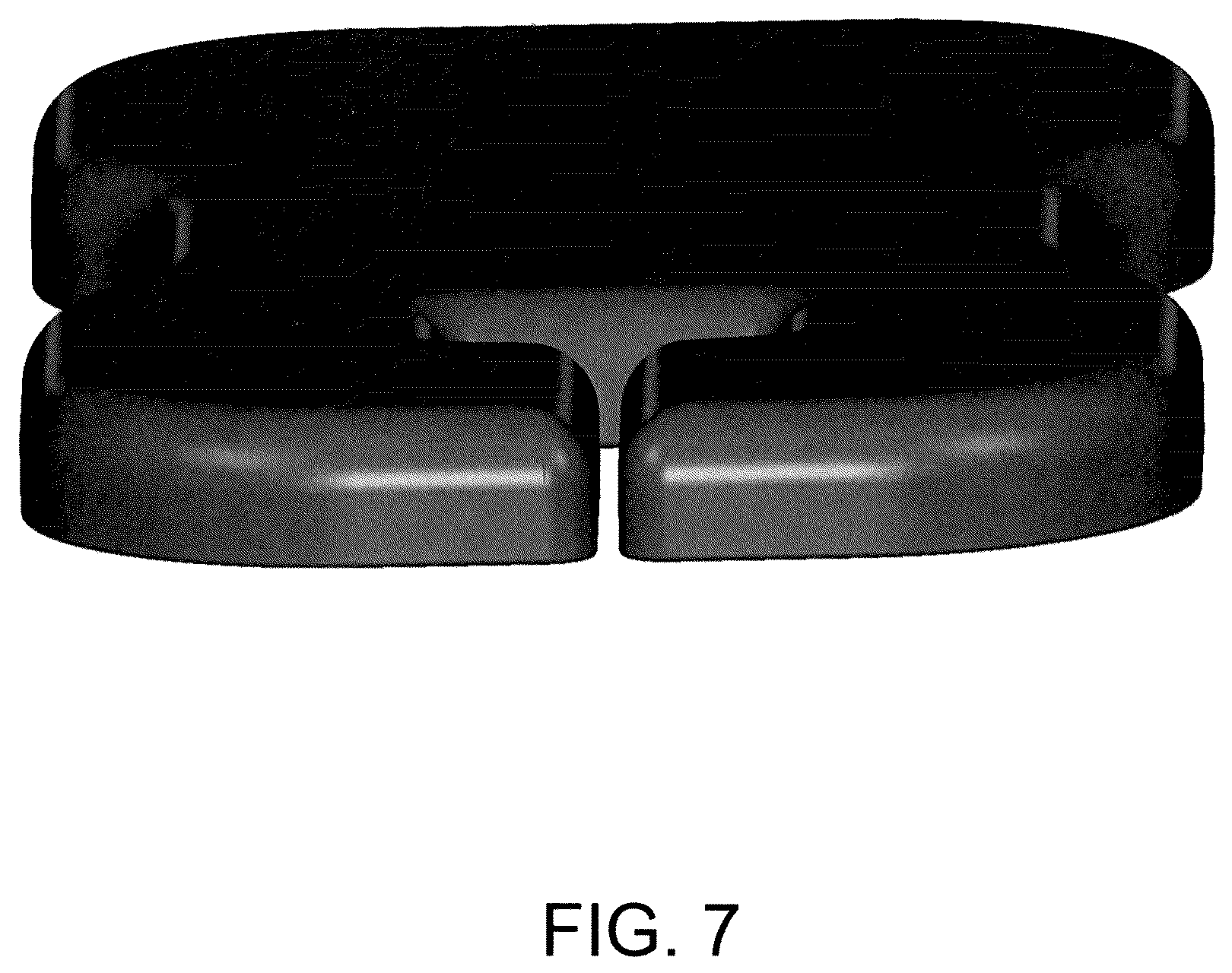 Patent USD1123444 Figure 7 – Travel pillow