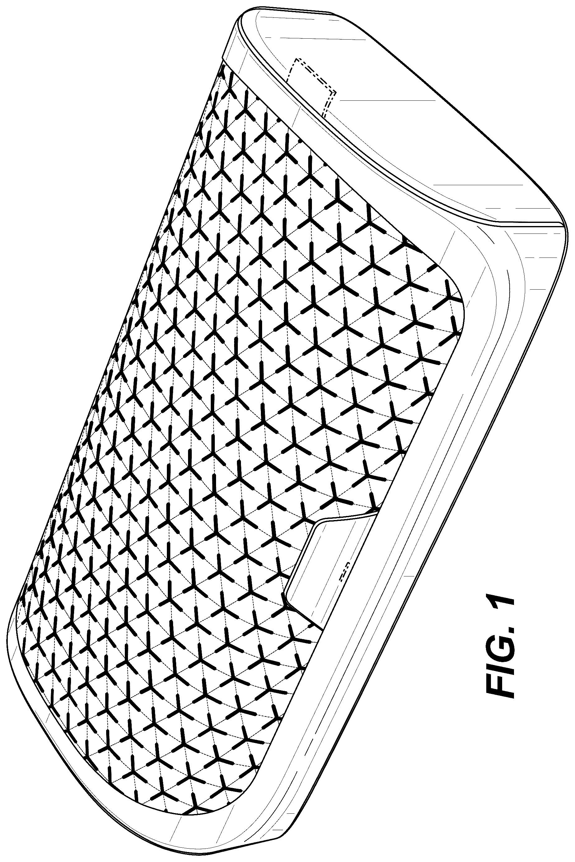 Patent USD1123445 Figure 1 – Pillow