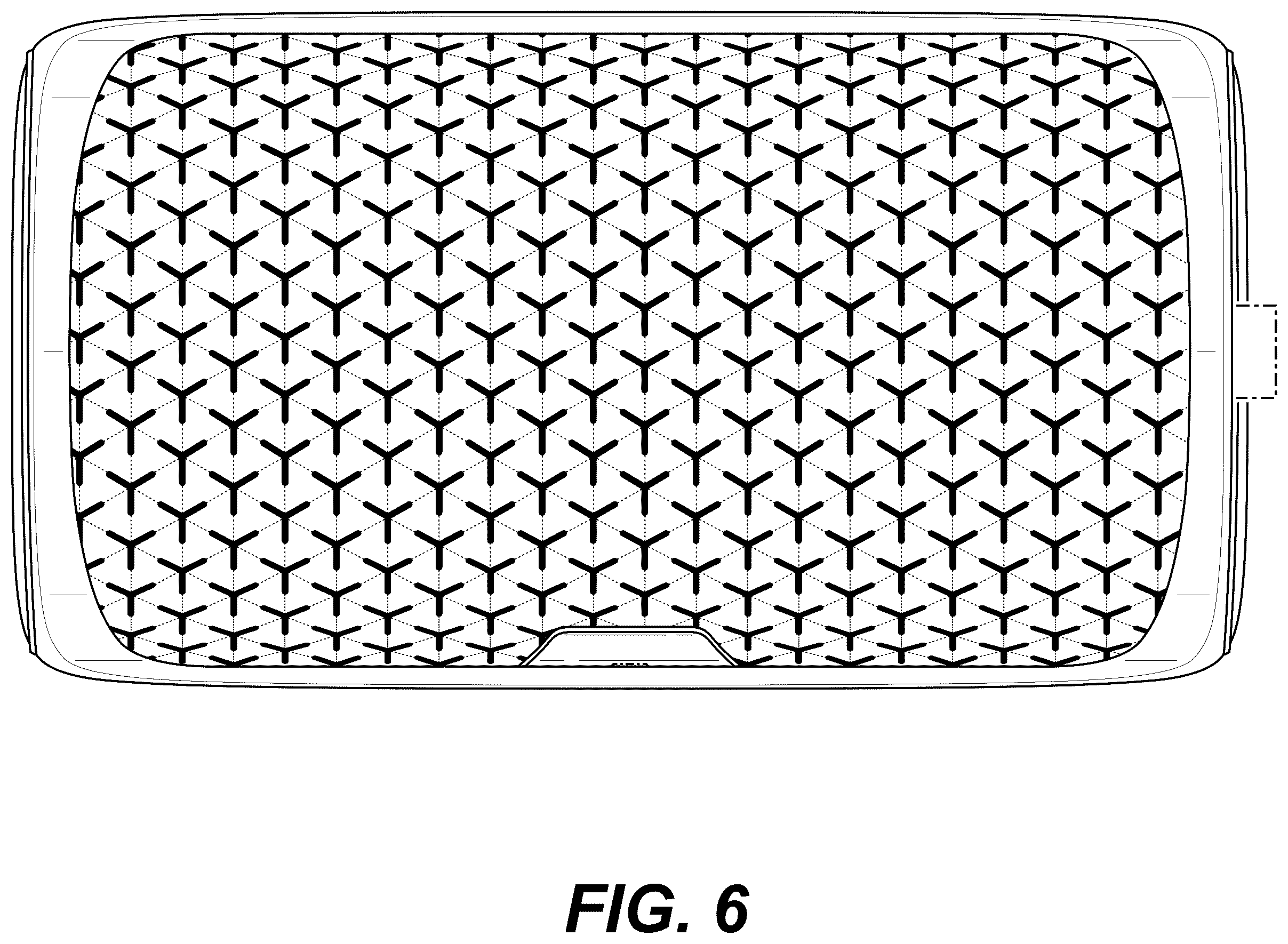 Patent USD1123445 Figure 4 – Pillow