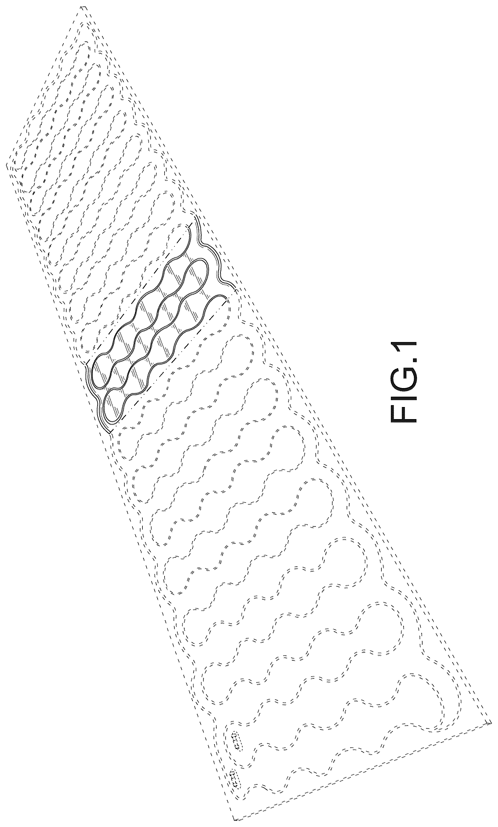 Patent USD1123450 — Inflatable pad — Figure 1