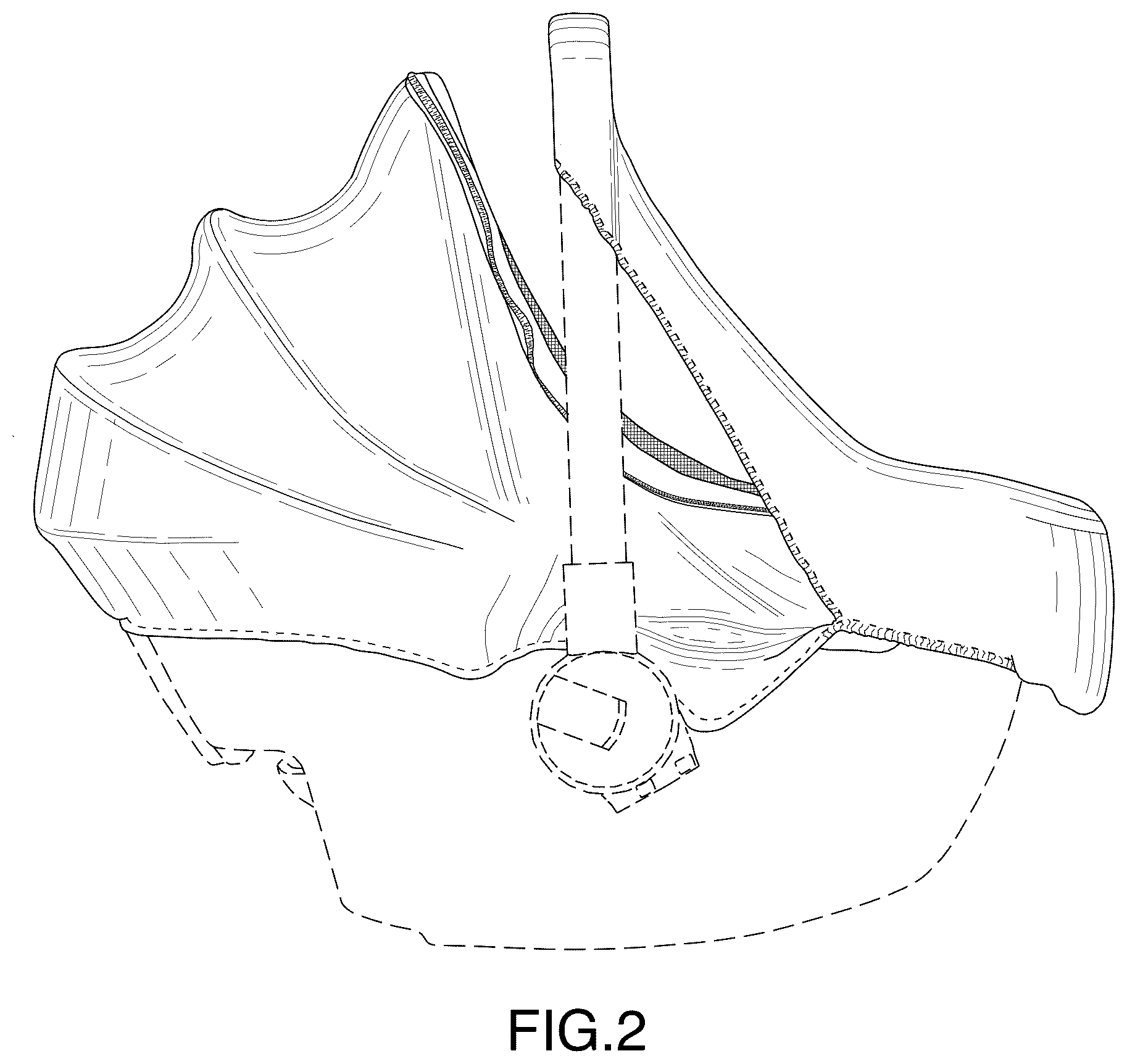 Patent USD1123453 Figure 2 – Stretch fit baby car seat cover