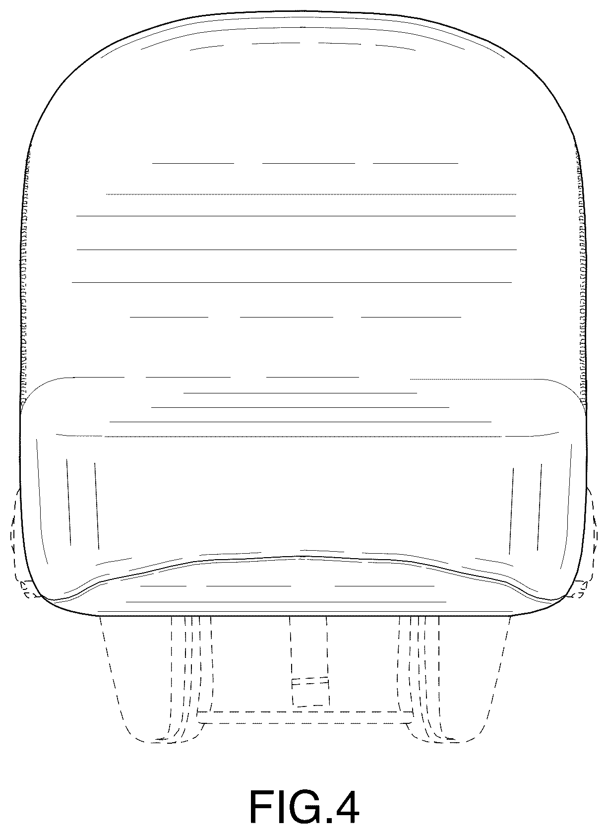 Patent USD1123453 Figure 4 – Stretch fit baby car seat cover